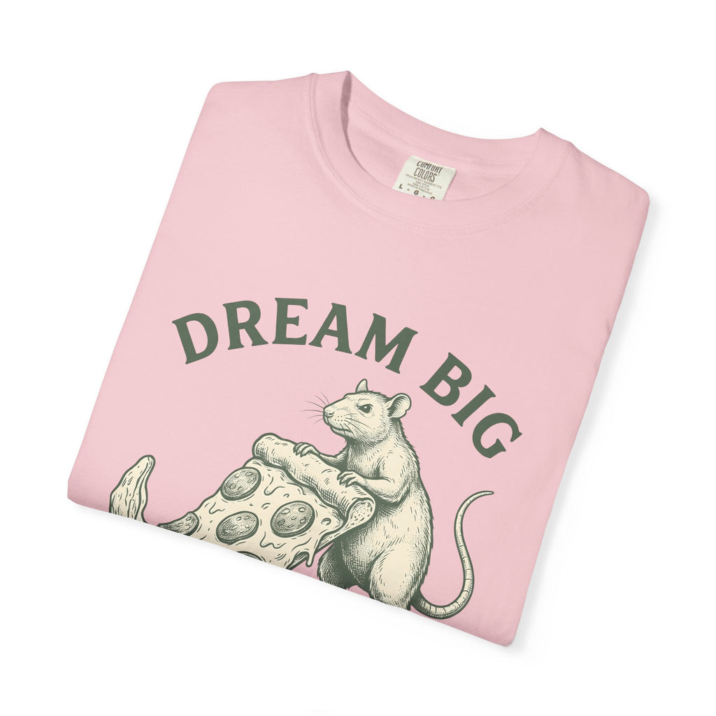Rat Pizza Shirt Funny Animal Gift Women Vintage Tee Pizza T-Shirt Humor Fan Retro Tshirt Creature Graphic Hand Drawn Food Tshirt