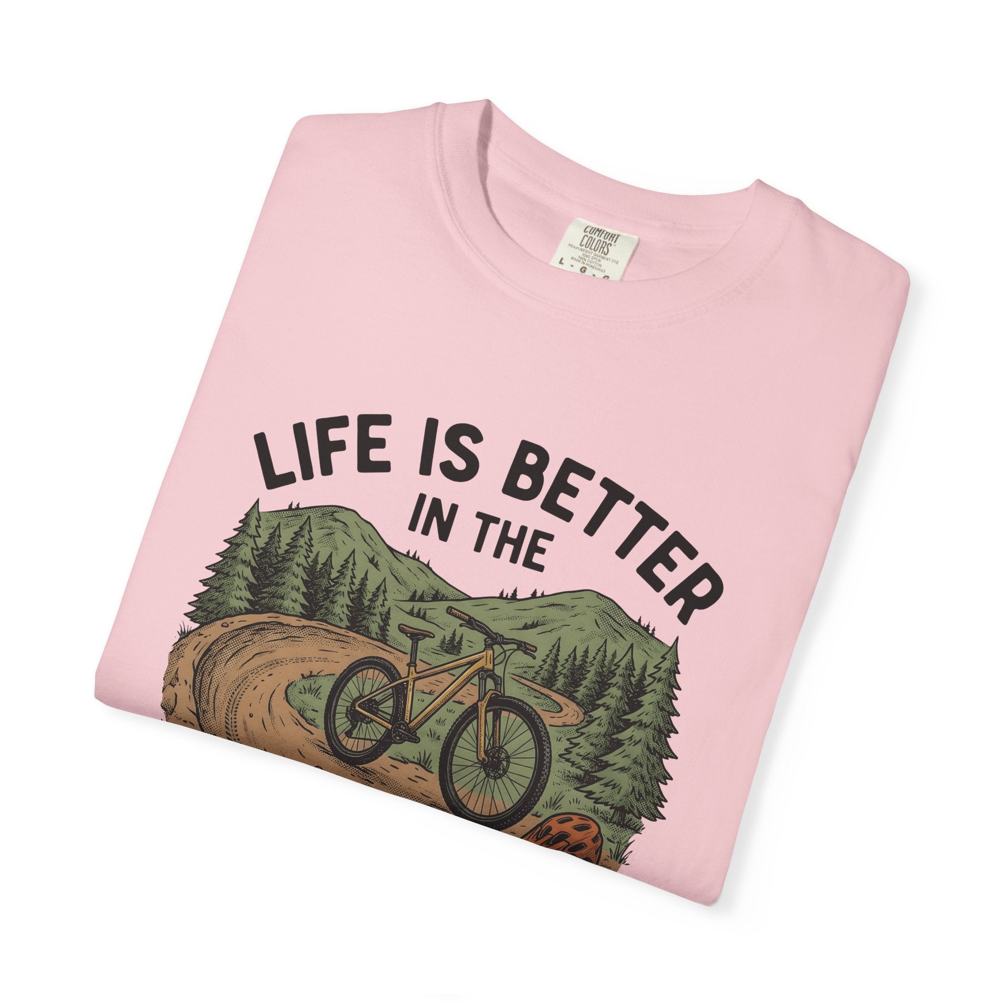 Off Road Bike Shirt Sports Camping Gift Women Classic Tee Mountain Bike T-Shirt Athlete Enthusiast Vintage Tshirt Outdoor Graphic Line Art