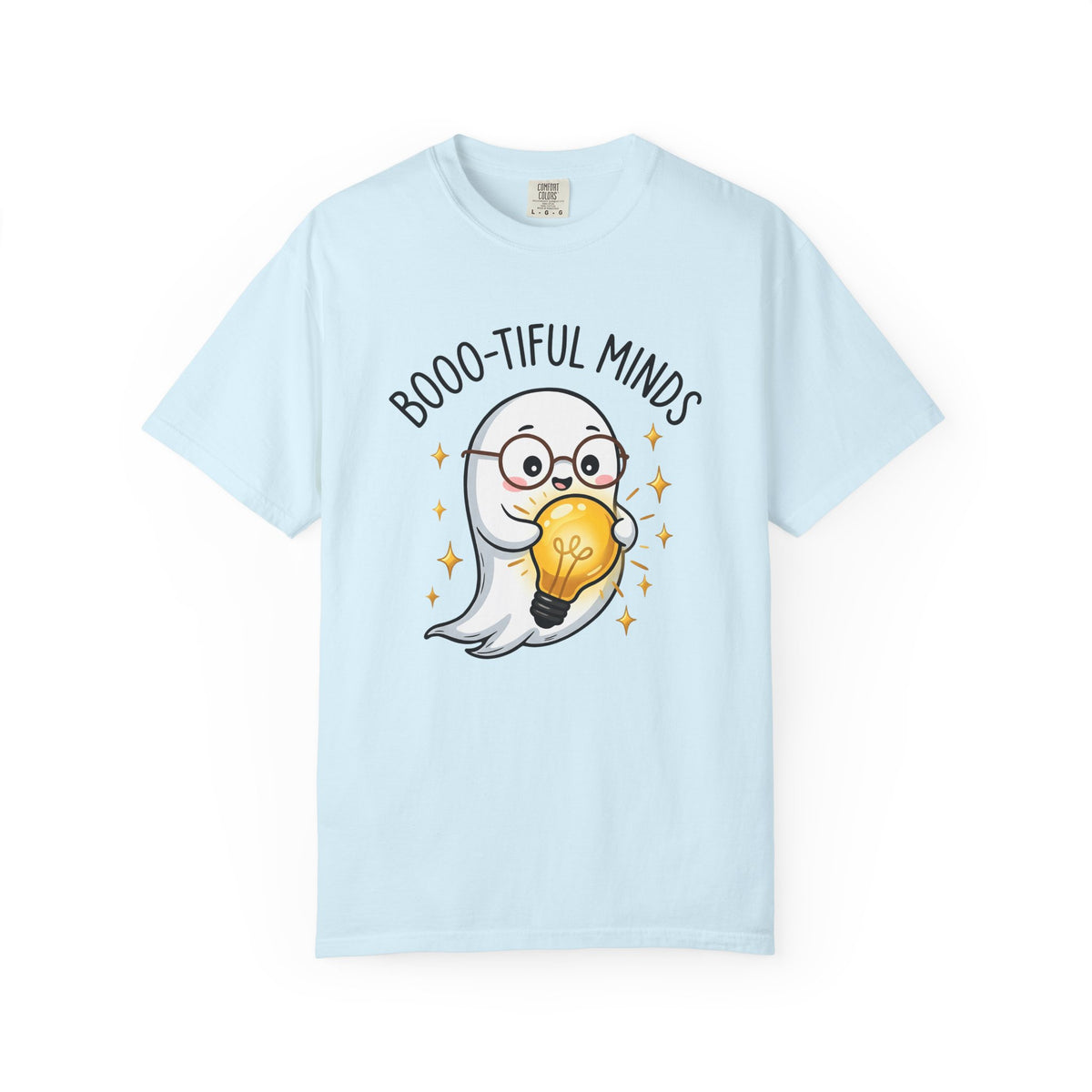 Spooky Specs Shirt Teachers Harvest Gift Women Chibi Tee Eyeglasses T-Shirt Educator Enthusiast Cartoon Tshirt Autumn Graphic Animation Bulb