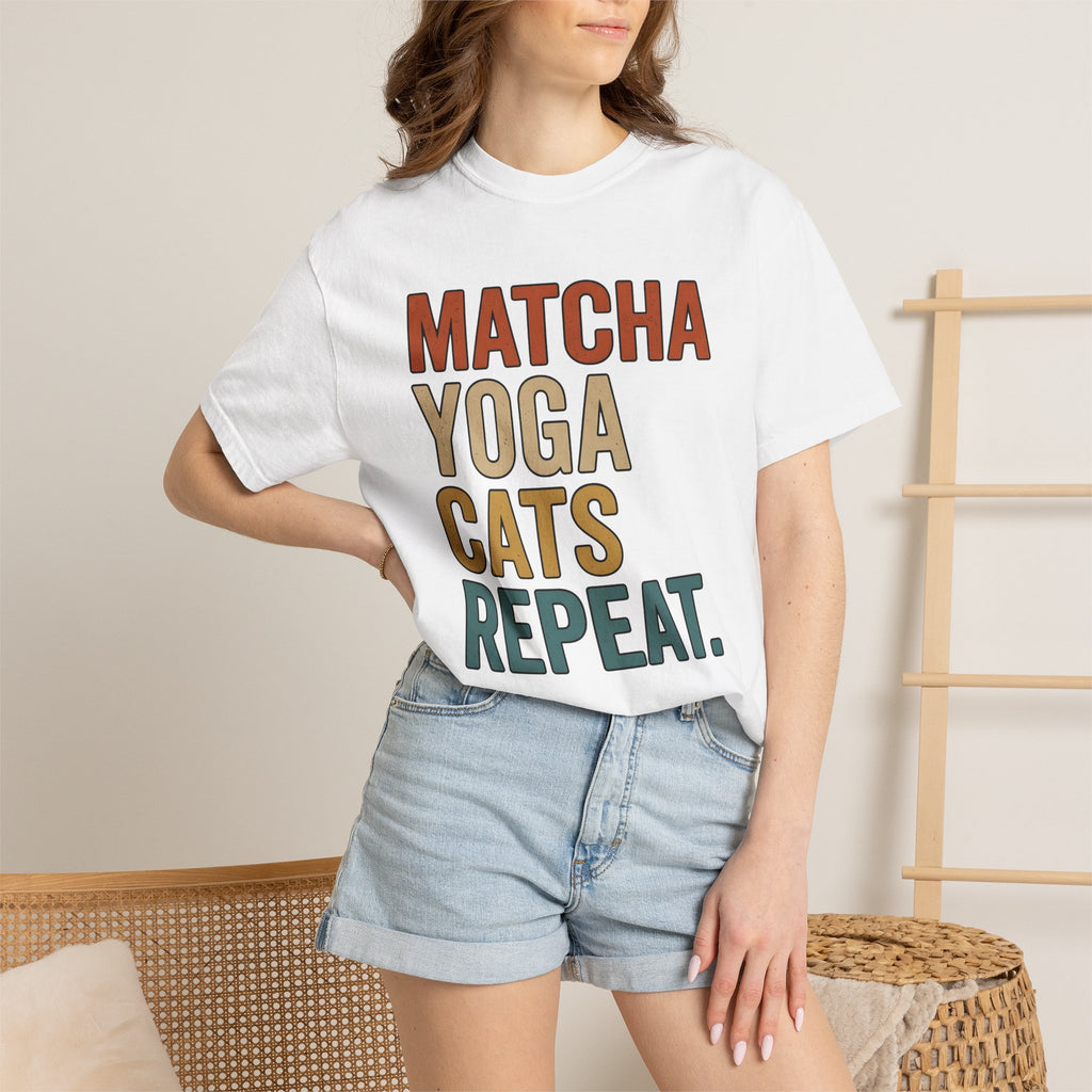 Strong Font Design Shirt Yoga Kitten Gift Women Classic Tee Typography T-Shirt Yogist Enthusiast Vintage Tshirt Cat Graphic Sleek Piled Text