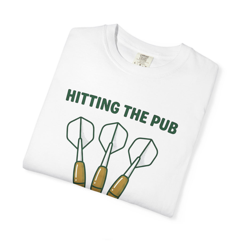 Dart Players Shirt St Patrick's Day Cocktails Gift Women Line Art Tee Darts T-Shirt Irish Fan Minimalist Tshirt Cocktail Graphic Distressed