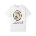 Bucking Horse Shirt Cowgirl Cowboy Gift Women Retro Tee Bronco T-Shirt Rodeo Fan Mustang Graphic Tshirt Sketch Circle Frame Tshirt