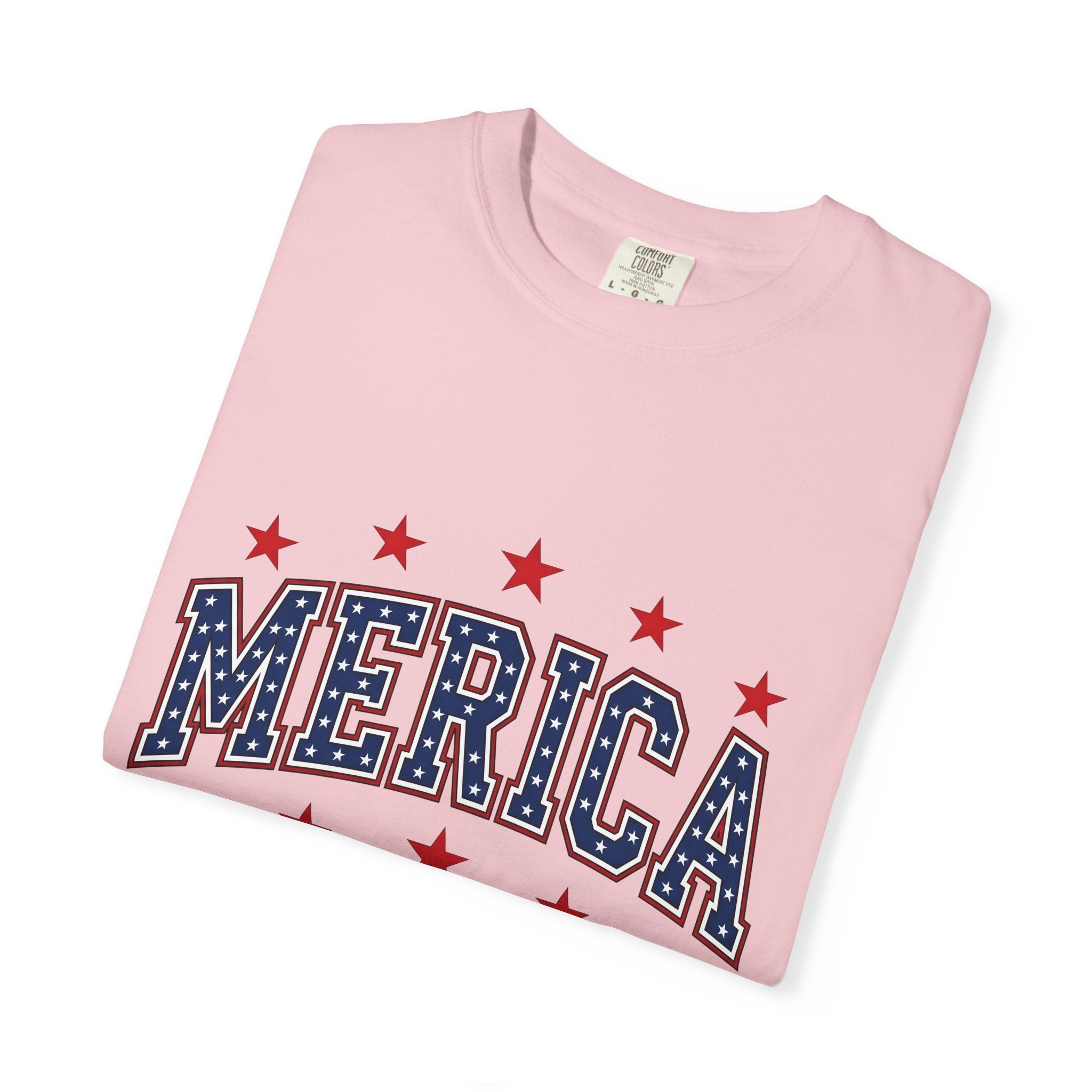 Patriotic Stars Shirt America 4Th Of July Festival Gift Women Vibrant Tee Star T-Shirt Independence Fan Colorful Tshirt Celebration Graphic