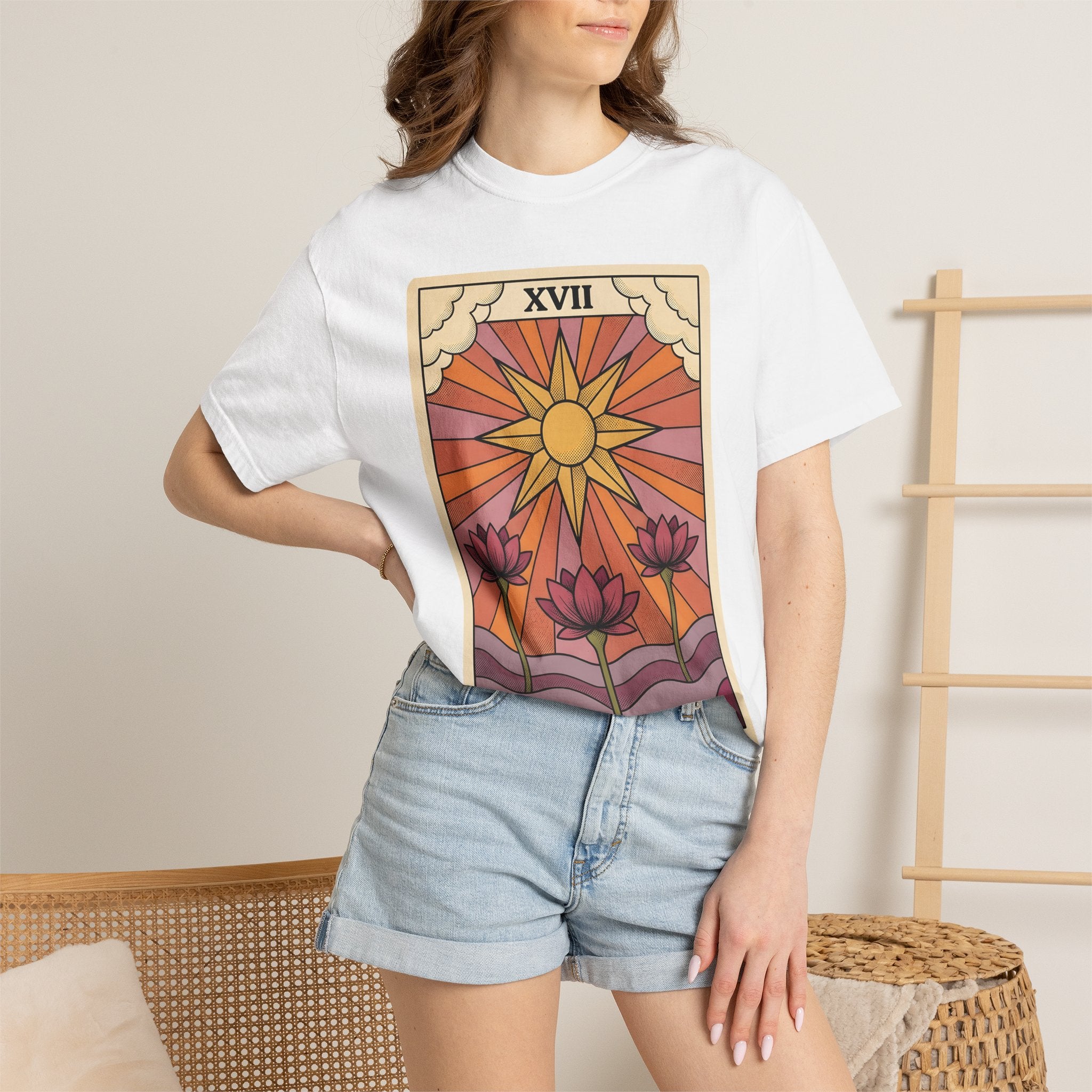 Oracle Cards Shirt Tarot Esoteric Gift Women Free Spirit Tee Divination T-Shirt Cartomancy Enthusiast Boho Tshirt Mystical Graphic Classic