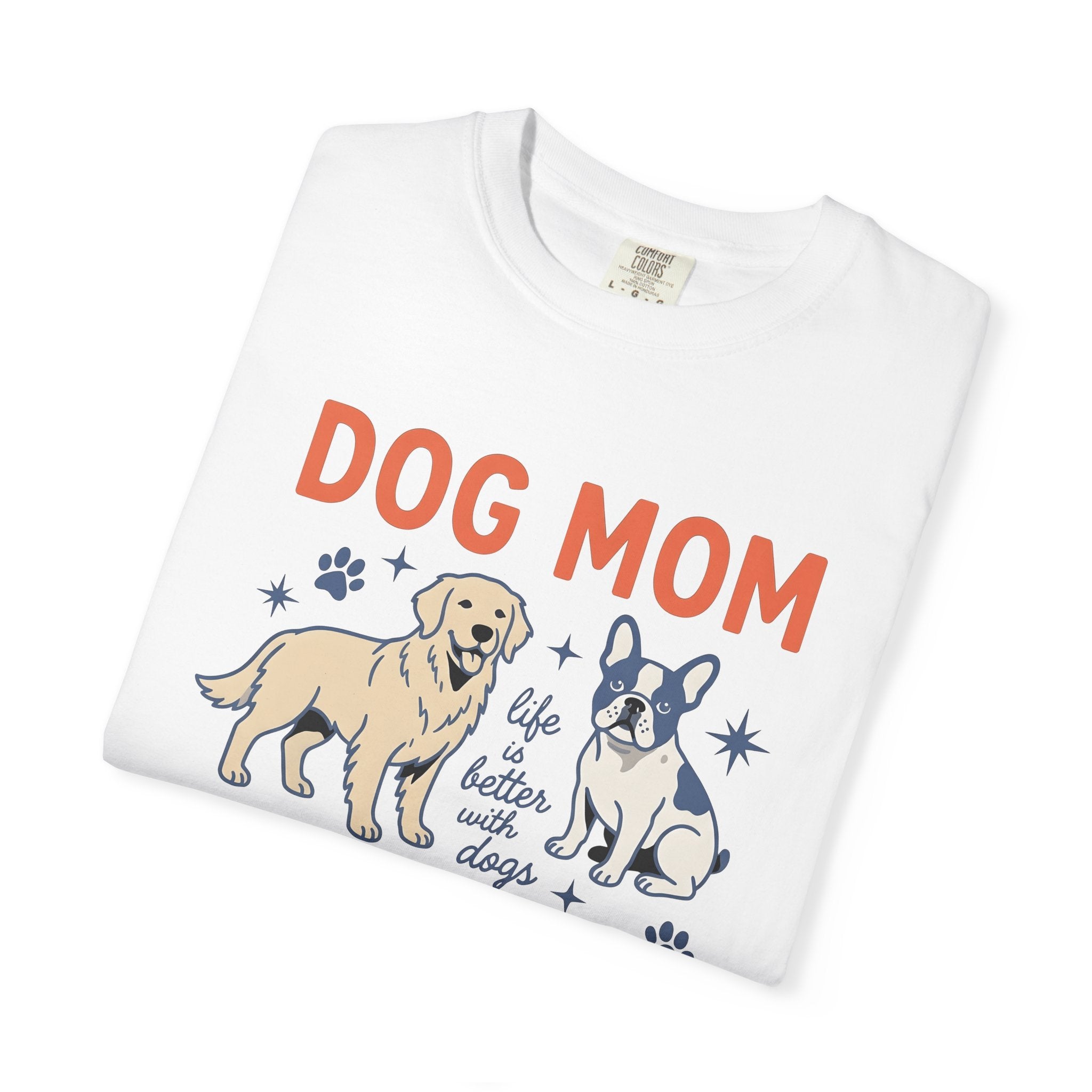 Gold Retriever Frenchie Shirt Dog Animal Gift Women Comic Tee French Bulldog T-Shirt Dog Fan Cartoon Tshirt Creature Graphic Vintage Paw