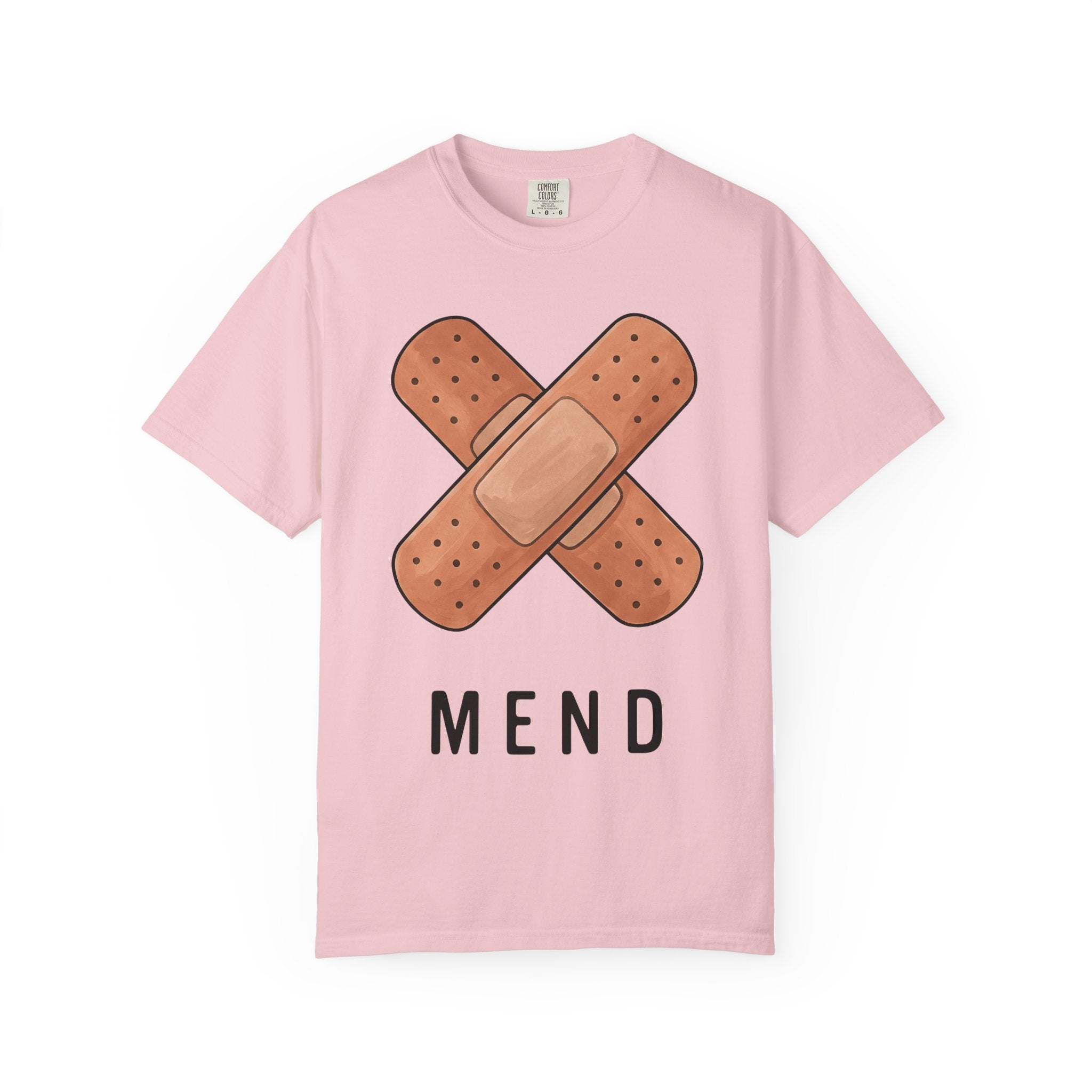 Bandage Graphic Shirt Nurses Healthcare Gift Women Minimal Tee Band Aid T-Shirt Nurse Enthusiast Simple Tshirt Medical Graphic Design Hand
