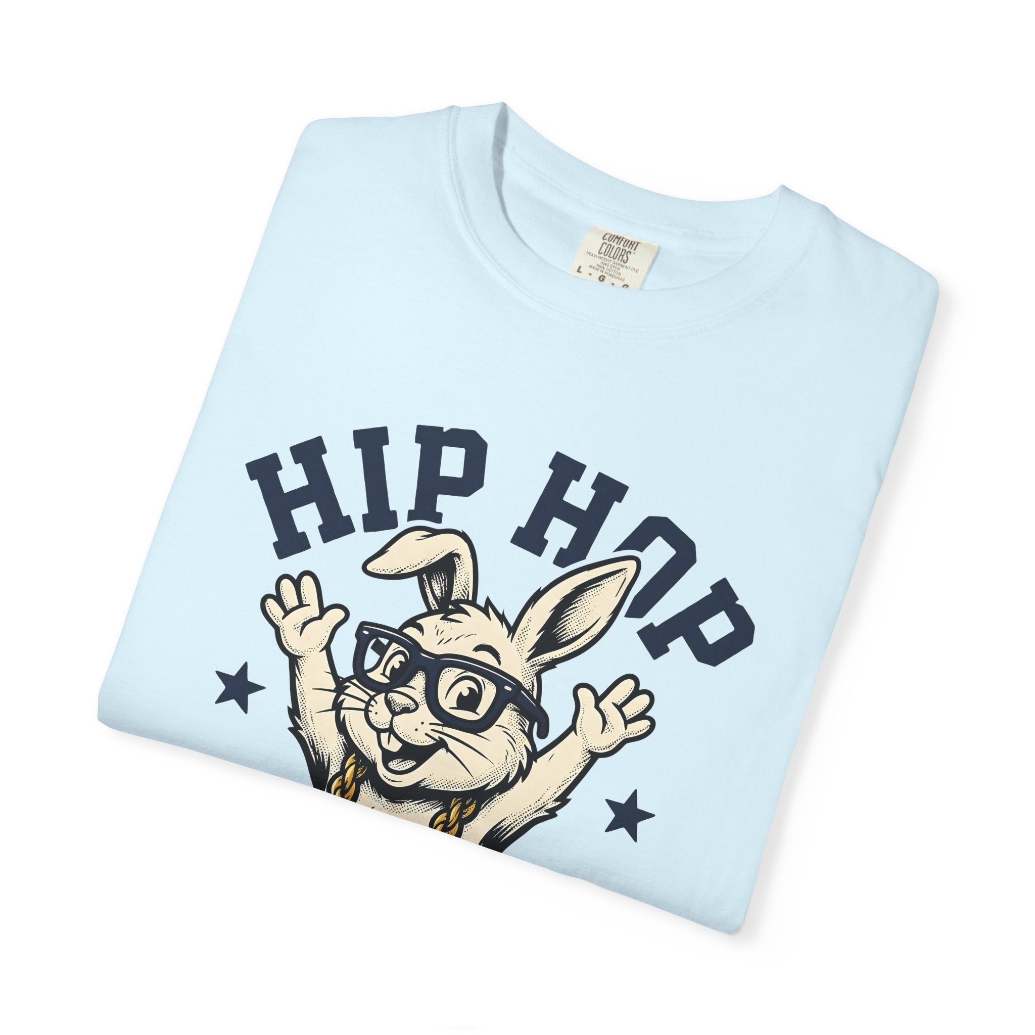 Rabbit Eyewear Shirt Easter Jokes Gift Women Comic Tee Bunny Glasses T-Shirt Easter Fan Cartoon Tshirt Pun Graphic Vintage Gold Necklace