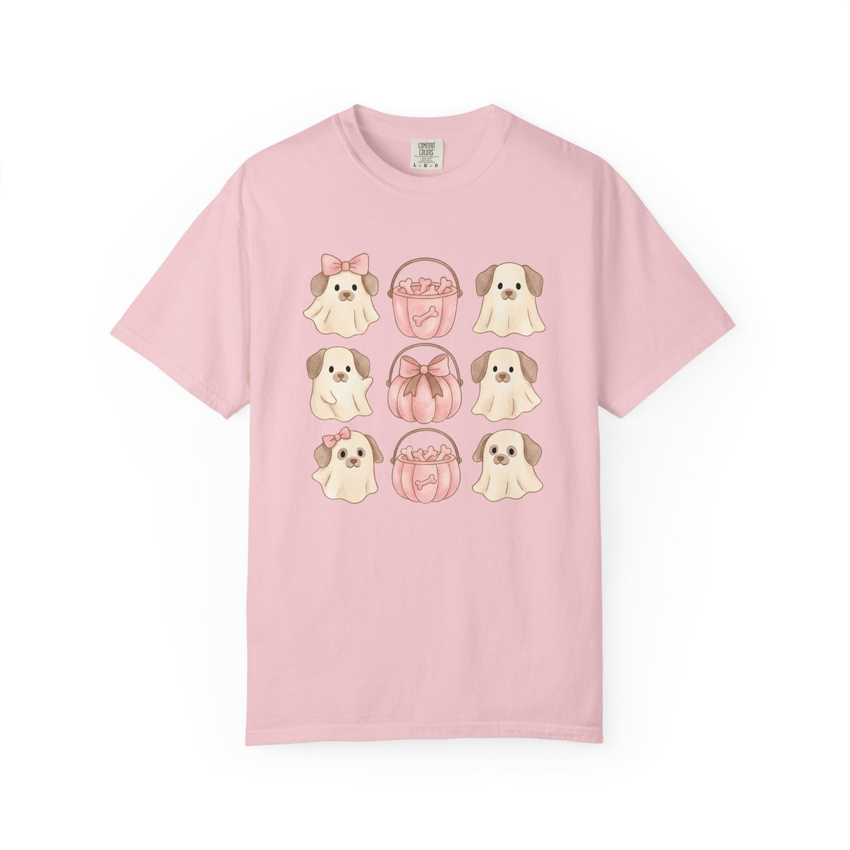 Spooky Dog Shirt Halloween Pet Owner Gift for Women Adorable Tee Canine T-Shirt