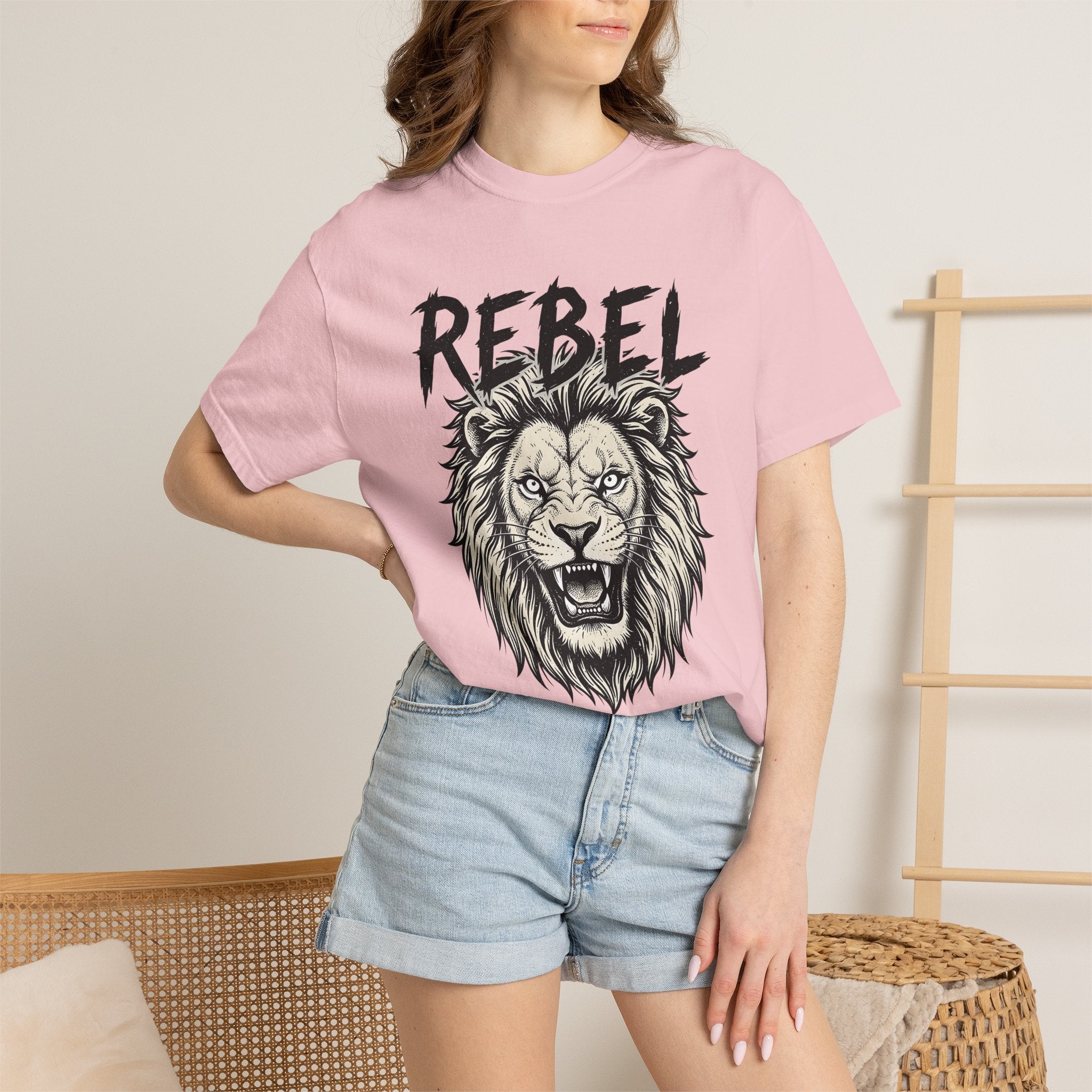 Lion Face Shirt Animals Fauna Gift Women Ink Tee Lion T-Shirt Wildlife Fan Tattoo Tshirt Wildlife Graphic Retro Teeth Tshirt