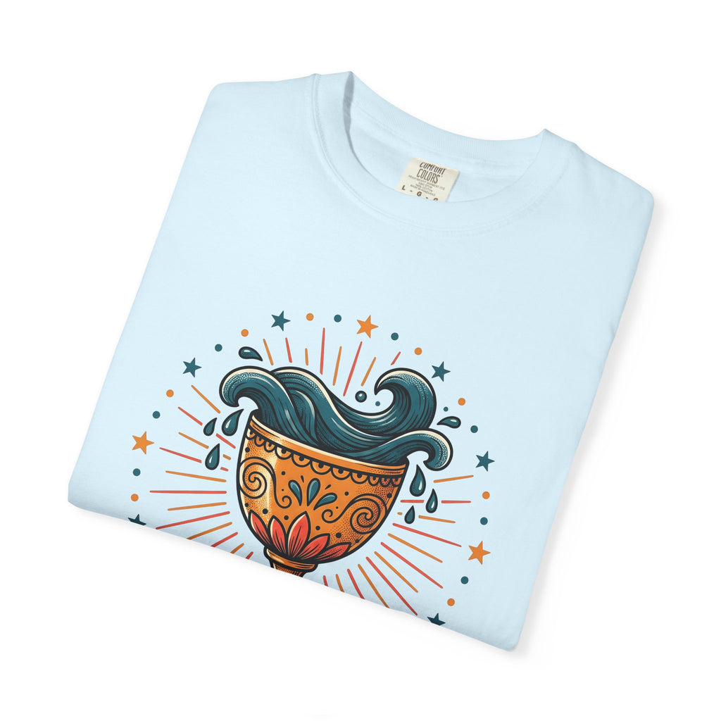Decorative Goblet Shirt Boho Chic Occult Gift Women Hippie Tee Chalice T-Shirt Bohemian Fan Psychedelic Tshirt Mystical Graphic Retro