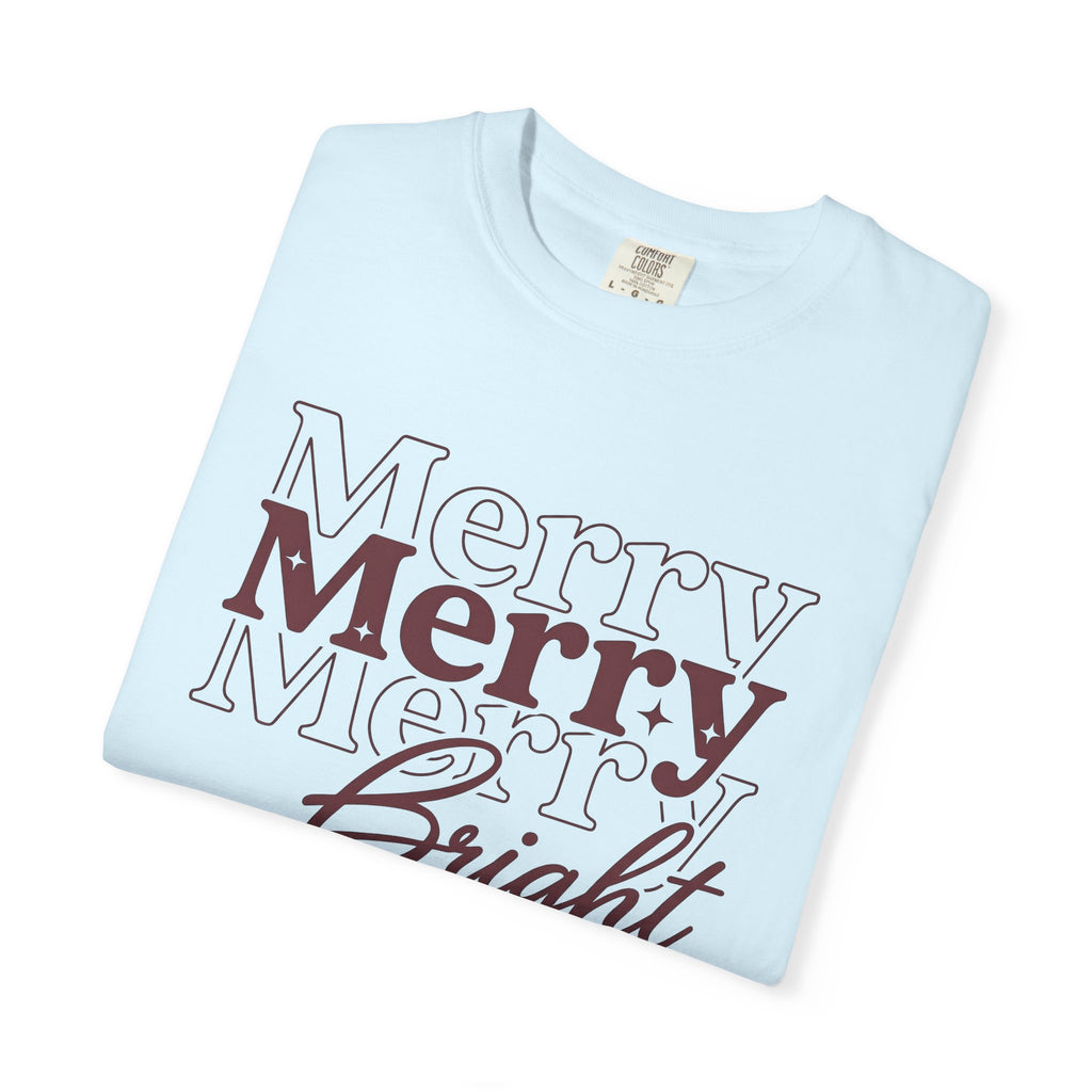 Joyful Phrase Shirt Christmas Event Gift Women Fresh Tee Quote T-Shirt Holiday Fan Trendy Tshirt Party Graphic Crisp Shines Tshirt