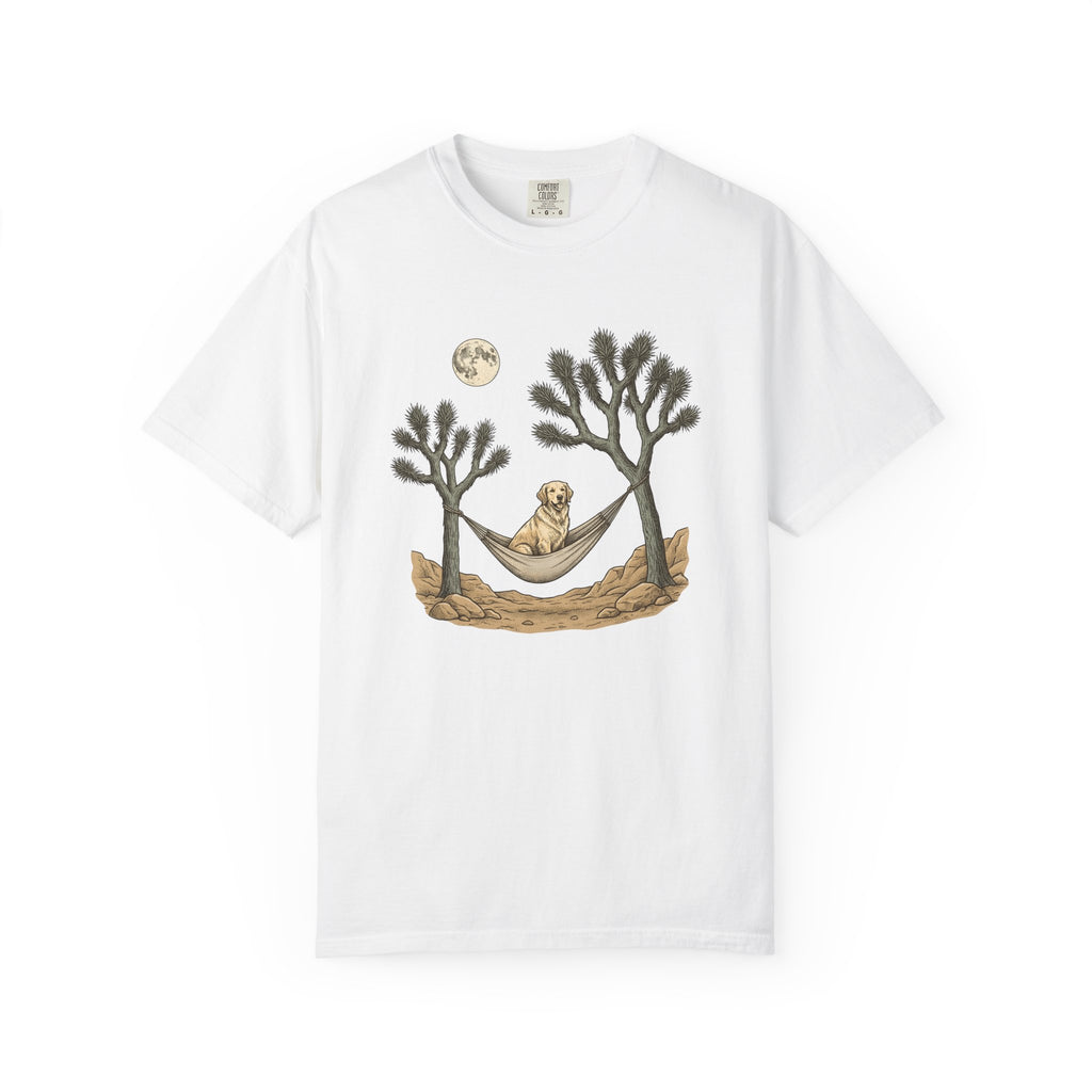 Retriever Dog Shirt Dog Hiking Gift Women Rustic Tee Retriever T-Shirt Dog Fan Canine Graphic Tshirt Line Art Sling Tshirt