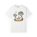 Retriever Dog Shirt Dog Hiking Gift Women Rustic Tee Retriever T-Shirt Dog Fan Canine Graphic Tshirt Line Art Sling Tshirt
