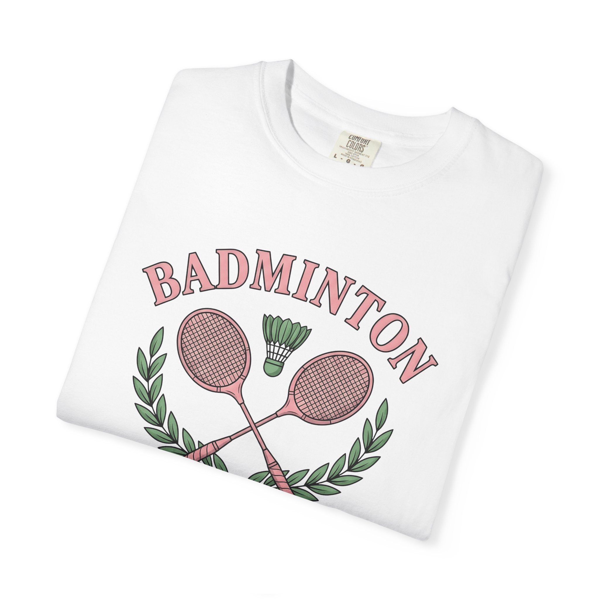 Badminton Racquets Shirt Badminton Association Gift Women Line Art Tee Racquet T-Shirt Badminton Enthusiast Drawing Design Cartoon Birdie
