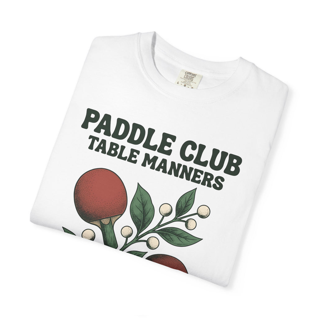 Table Tennis Rackets Shirt Sports Association Gift Women Throwback Tee Ping Pong Paddle T-Shirt Sports Fan Vintage Tshirt Connection Graphic