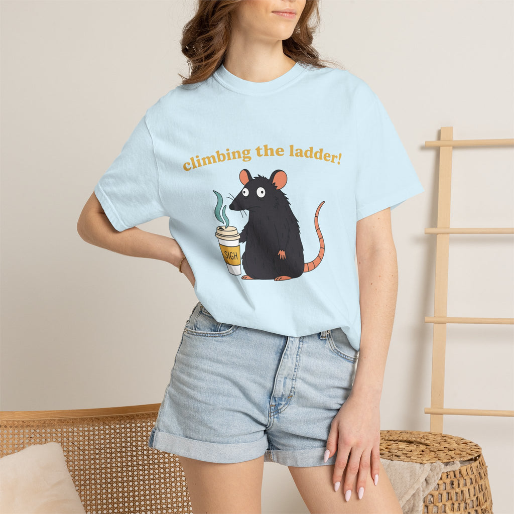 Rodent Coffee Cup Shirt Coffee Wildlife Gift Women Animated Tee Mouse Coffee Cup T-Shirt Coffee Fan Caffeinated Tshirt Animal Graphic Line