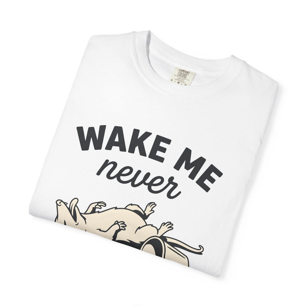 Opossum Coffee Shirt Coffee Humor Gift Women Cartoon Tee Possum T-Shirt Coffee Fan Comic Tshirt Funny Graphic Vintage Spilled Mug Tshirt