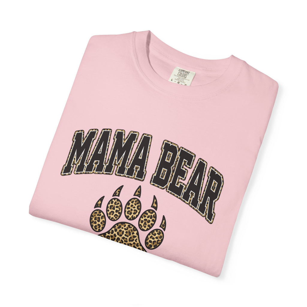Bear Track Shirt Moms Fauna Gift Women Safari Print Tee Footprint T-Shirt Mother Fan Wildlife Graphic Tshirt Hand Drawn Cat Print Tshirt