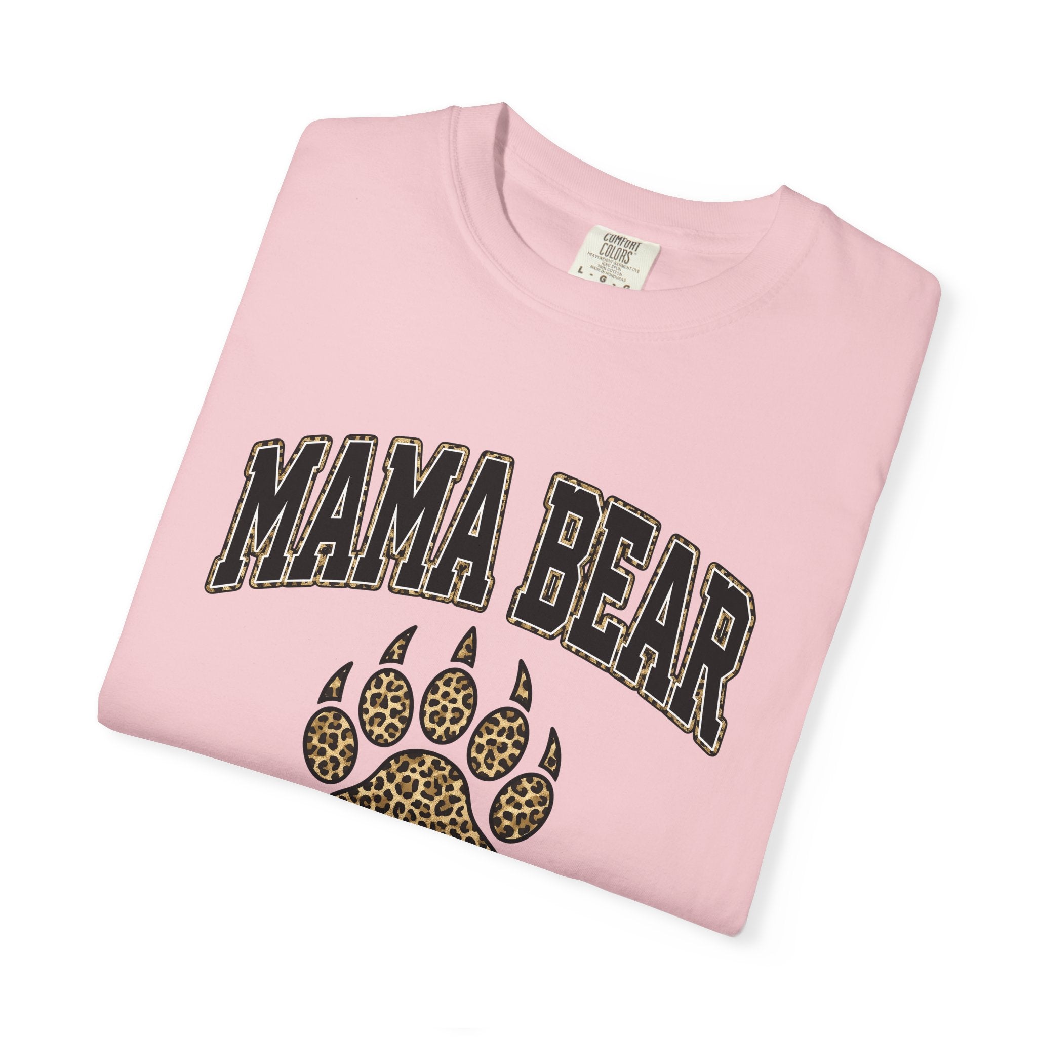Bear Track Shirt Moms Fauna Gift Women Safari Print Tee Footprint T-Shirt Mother Fan Wildlife Graphic Tshirt Hand Drawn Cat Print Tshirt