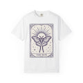 Luna Moth Sun Shirt Boho Chic Magic Gift Women Outline Tee Moon Moth T-Shirt Hippie Fan Minimalist Tshirt Mystical Graphic Retro Star Tshirt