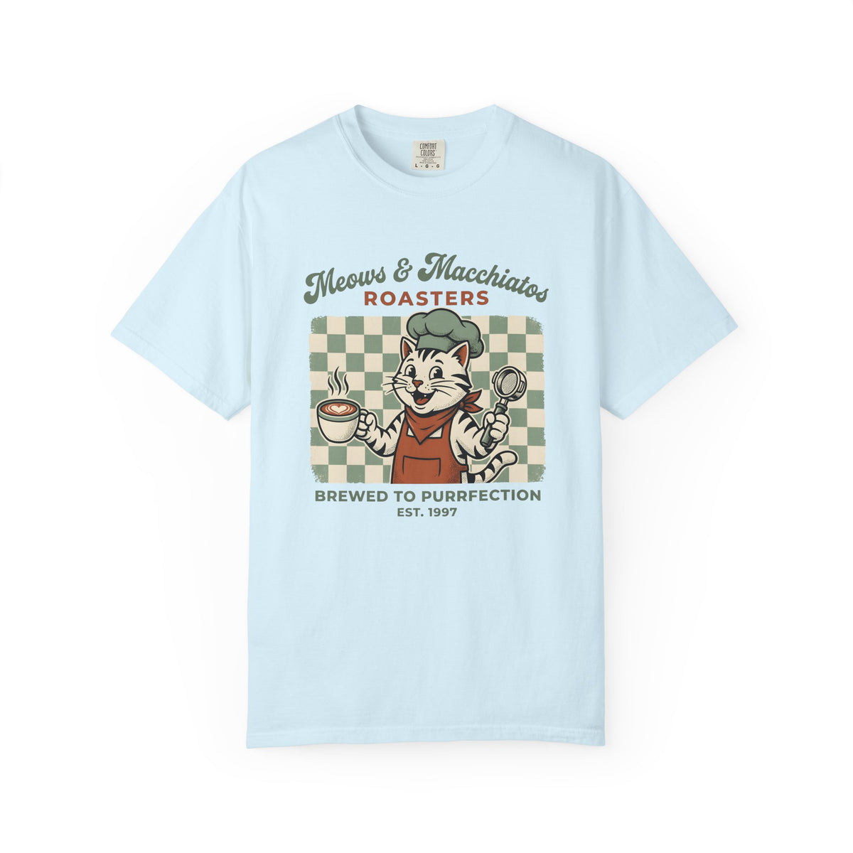 Espresso Cat Shirt Cat Mocha Unisex Gift Retro Tee Cat T-Shirt Feline Fan