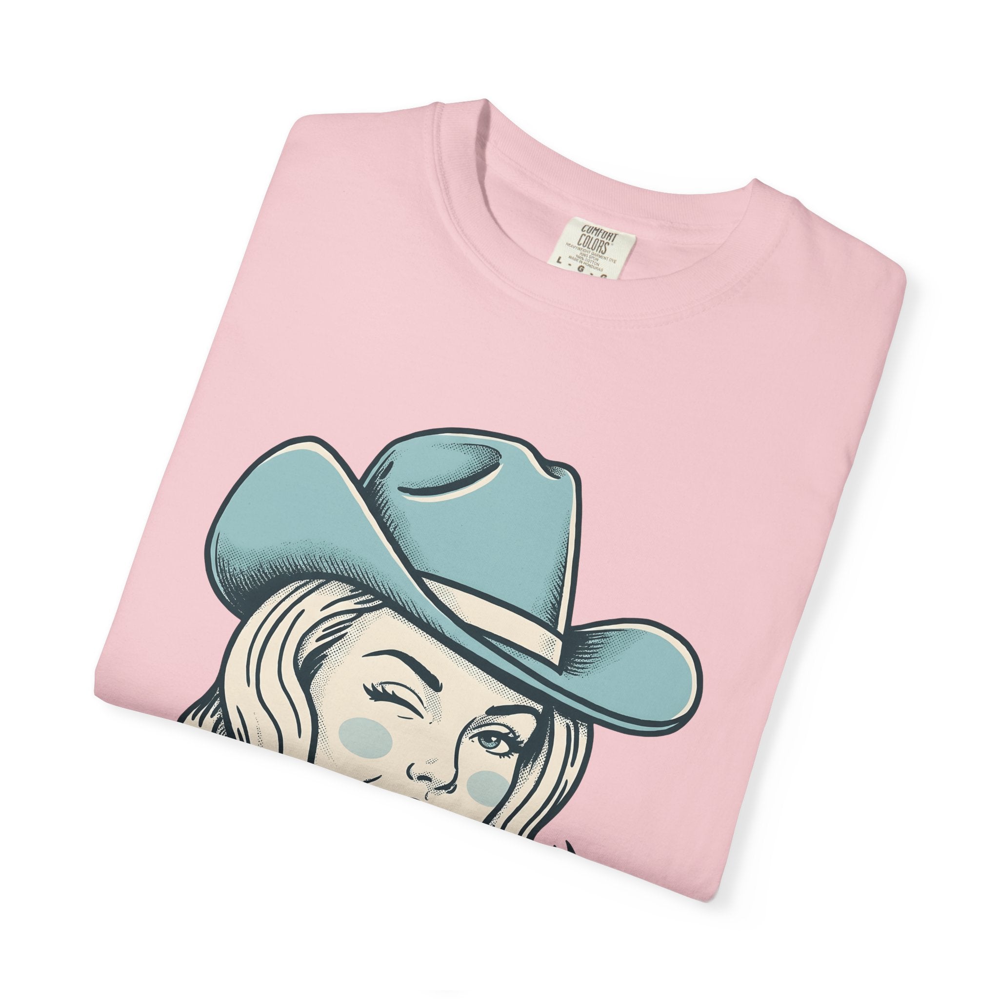 Cowgirl Face Shirt Cowgirl Cowboy Gift Women Illustration Tee Rodeo Queen T-Shirt Cowgirl Fan Western Tshirt Cowboy Graphic Line Art Cowboy