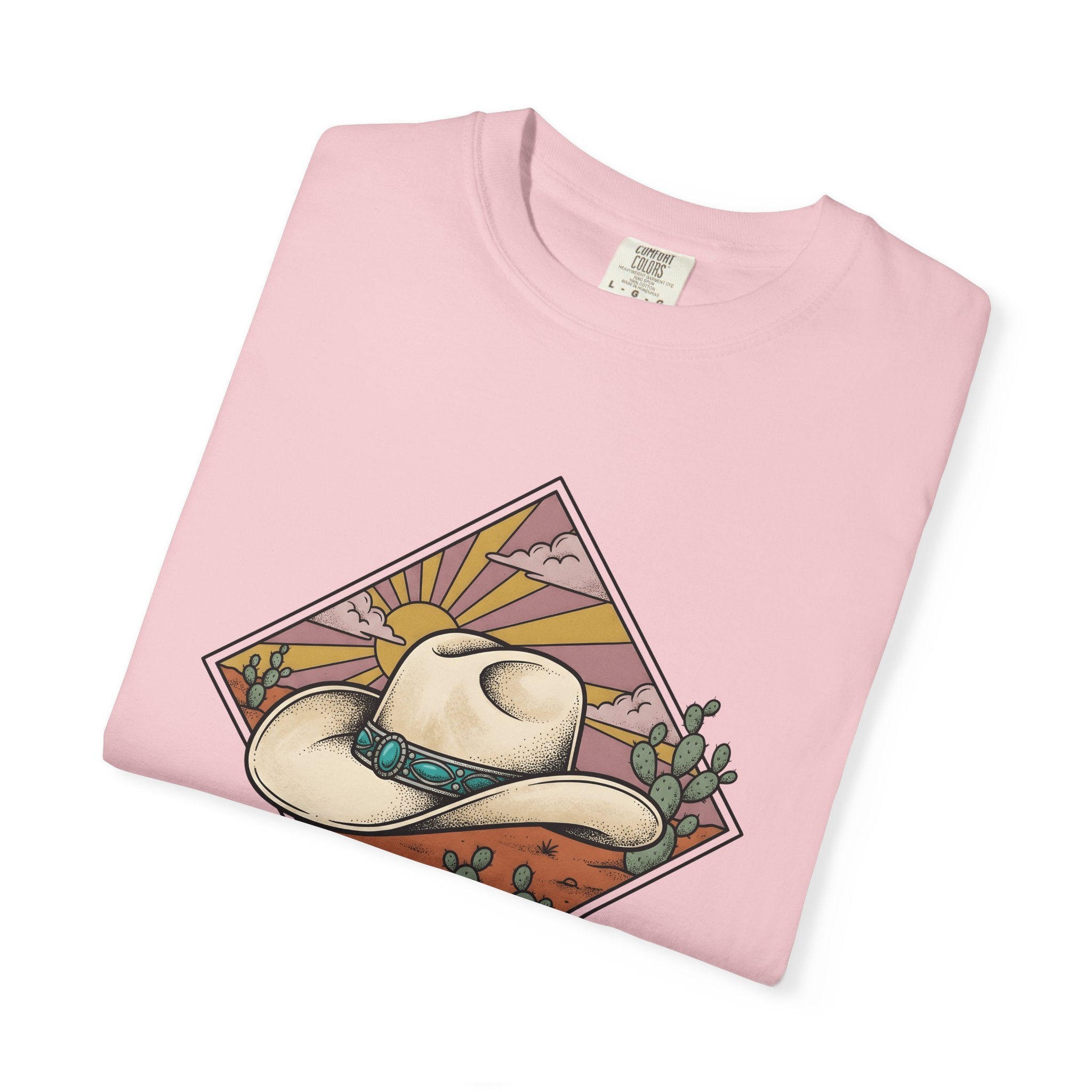 Western Hat Shirt Cowgirl Cowboy Gift Women Rustic Tee Cowboy Hat T-Shirt Rodeo Fan Country Tshirt Cowboy Graphic Retro Succulent Tshirt