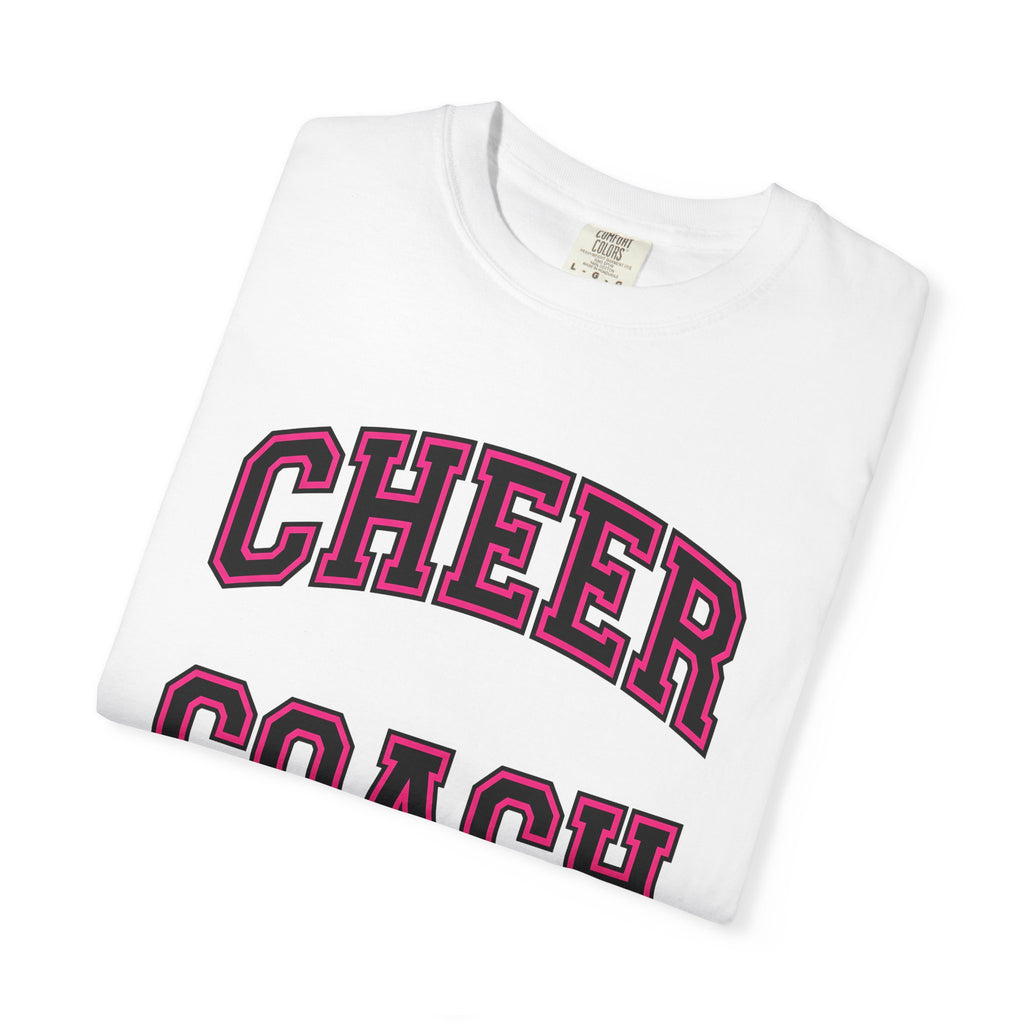 Letterman Lettering Shirt Cheer Coach Squad Gift Women Heavy Tee Monogram T-Shirt Coach Fan Vintage Tshirt Team Graphic Classic Cheer Team