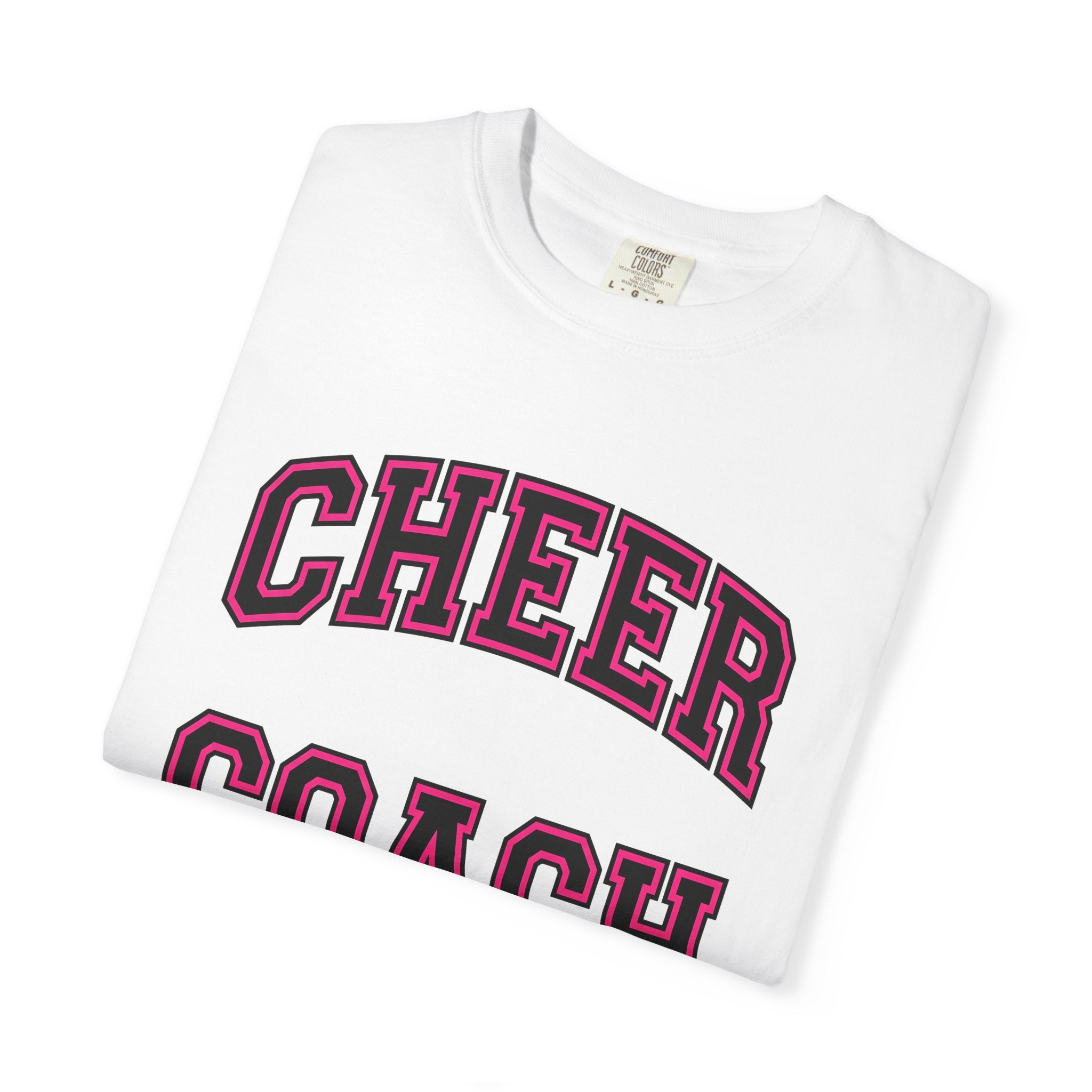 Letterman Lettering Shirt Cheer Coach Squad Gift Women Heavy Tee Monogram T-Shirt Coach Fan Vintage Tshirt Team Graphic Classic Cheer Team