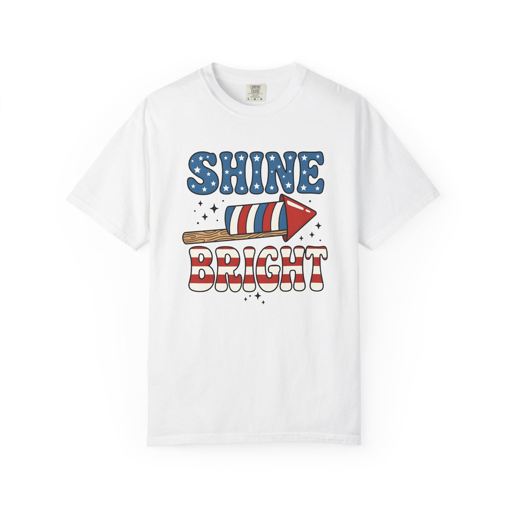 American Firework Shirt 4th Of July Party Gift Women Graphic Tee Fireworks T-Shirt Independence Day Enthusiast Firework Graphic Tshirt