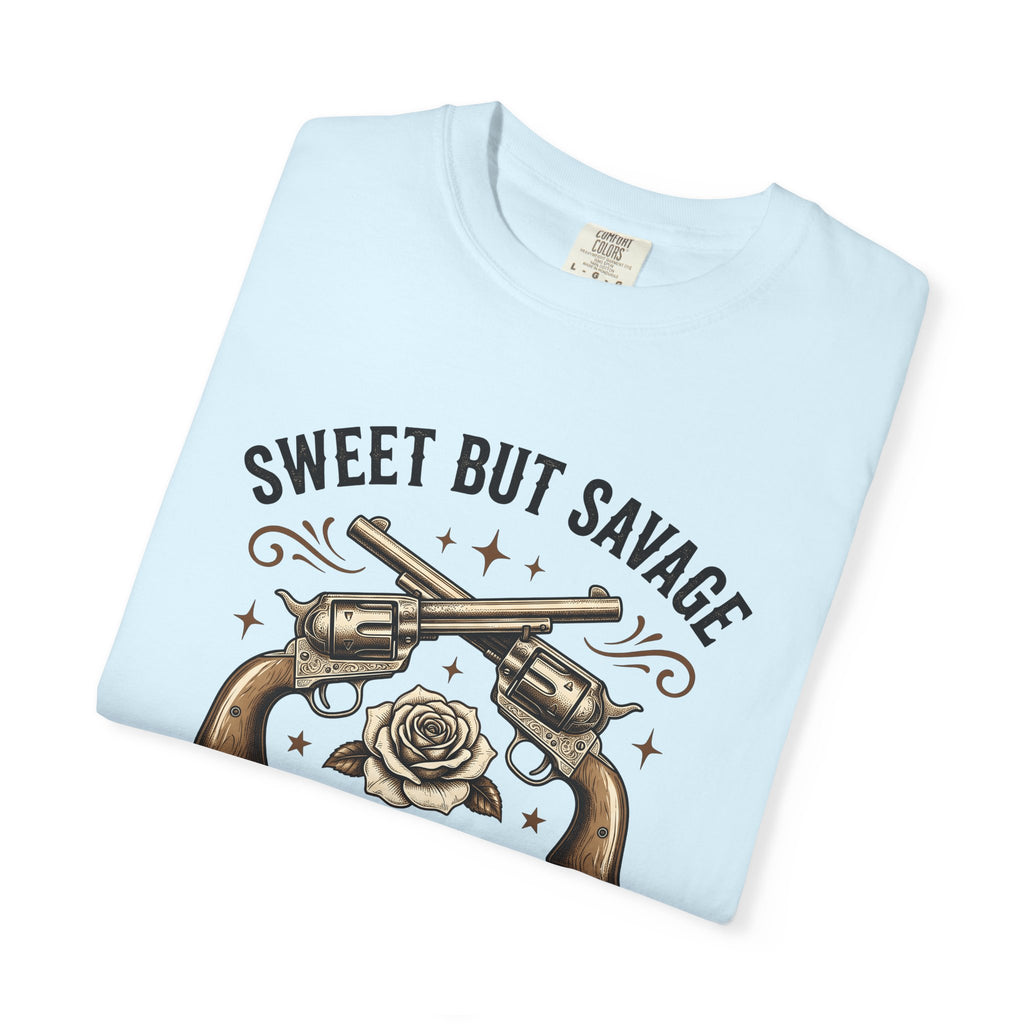 Crossed Revolvers Shirt Cowgirl Floral Gift Women Vintage Tee Pistols T-Shirt Cowboy Fan Retro Tshirt Floral Graphic Western Rose Tshirt