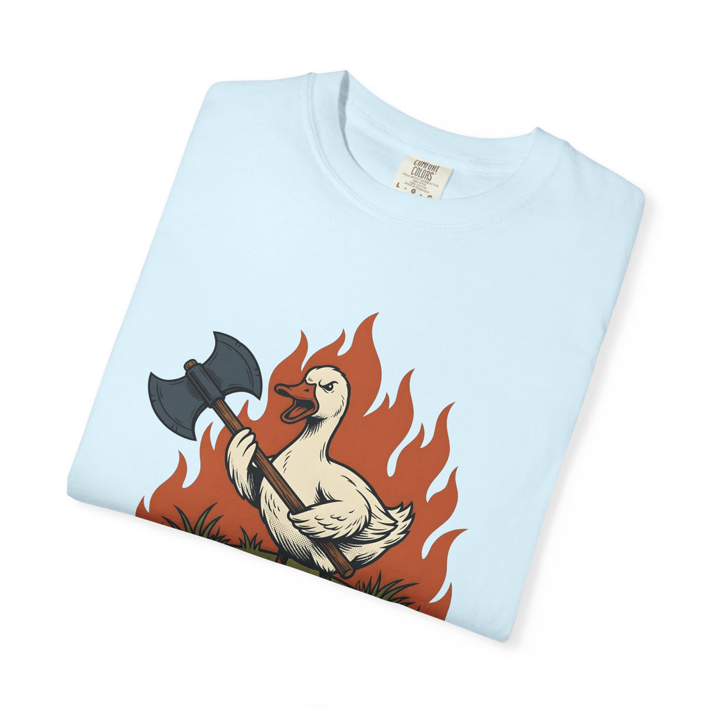 Waterfowl Axe Shirt Funny Critter Gift Women Classic Tee Hatchet T-Shirt Humor Fan Vintage Tshirt Animal Graphic Heavy Blaze Tshirt