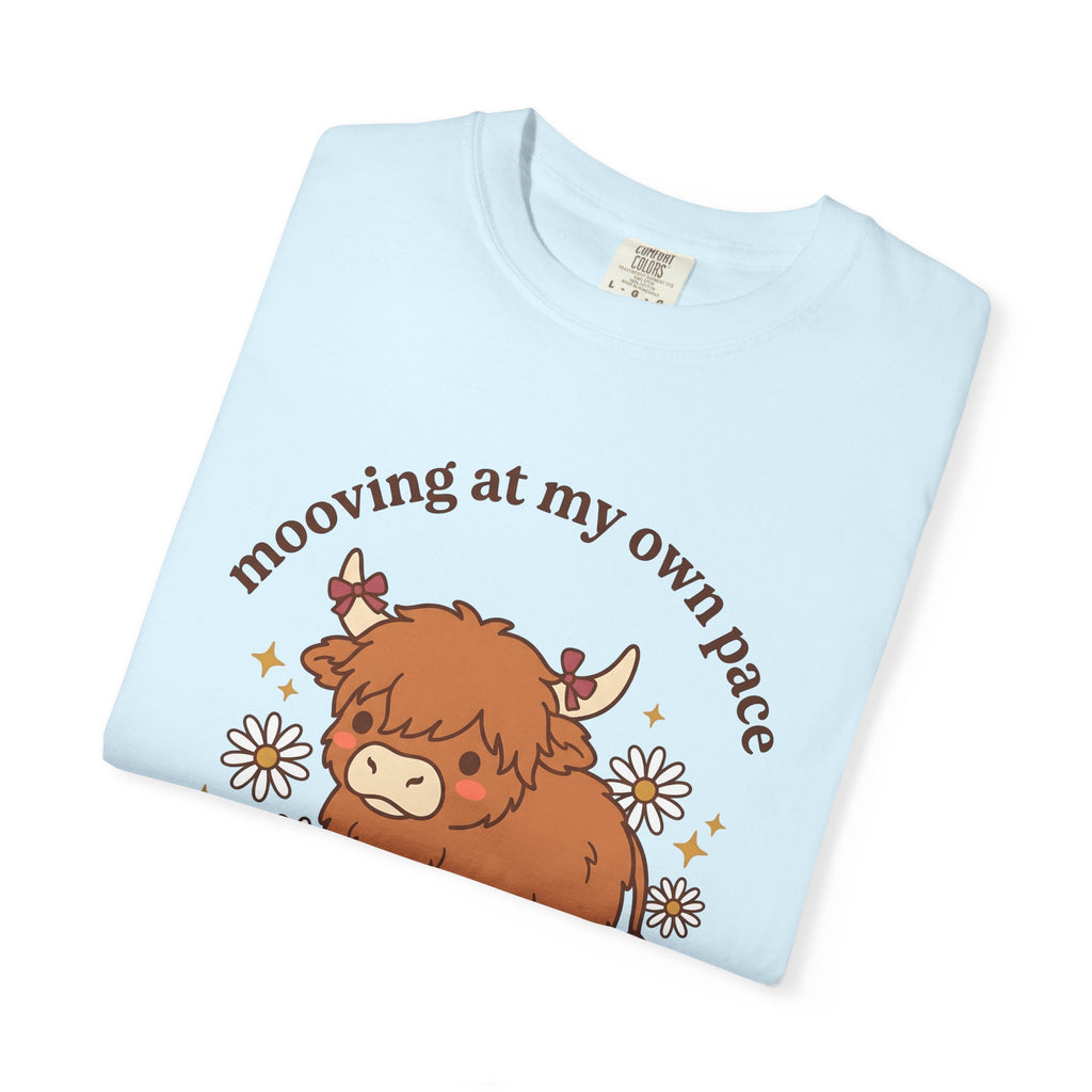 Highland Cattle Shirt Funny Pet Gift Women Cute Tee Cow T-Shirt Humor Fan Cartoon Tshirt Animal Graphic Comic Wildflowers Tshirt