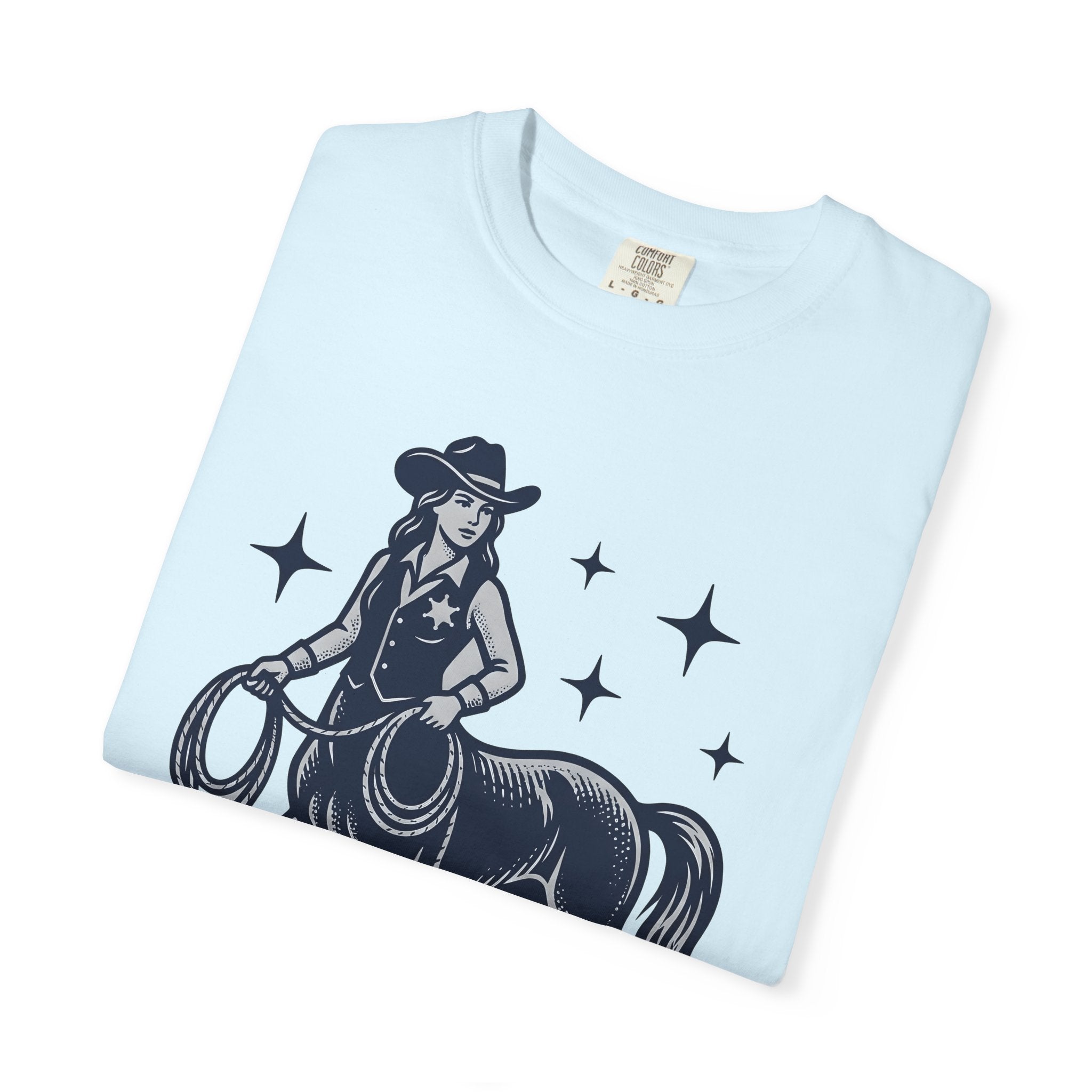 Centaur Cowgirl Shirt Cowgirl Western Gift Women Vintage Tee Centaur T-Shirt Rodeo Fan Retro Tshirt Cowboy Graphic Hand Drawn Stars Tshirt