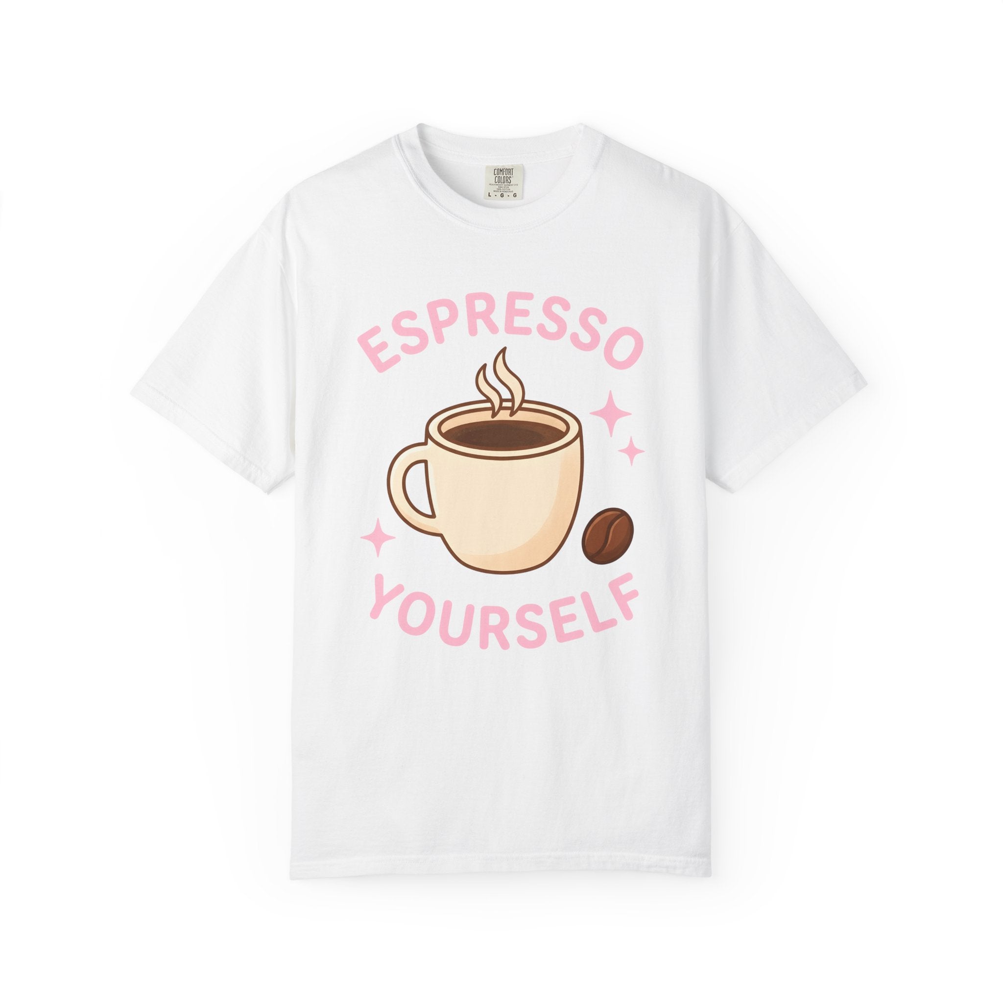 Coffee Cup Shirt Coffee Foodie Gift Women Cute Tee Mug T-Shirt Coffee Fan Coffee Mug Tshirt Food Graphic Retro Coffee Bean Tshirt