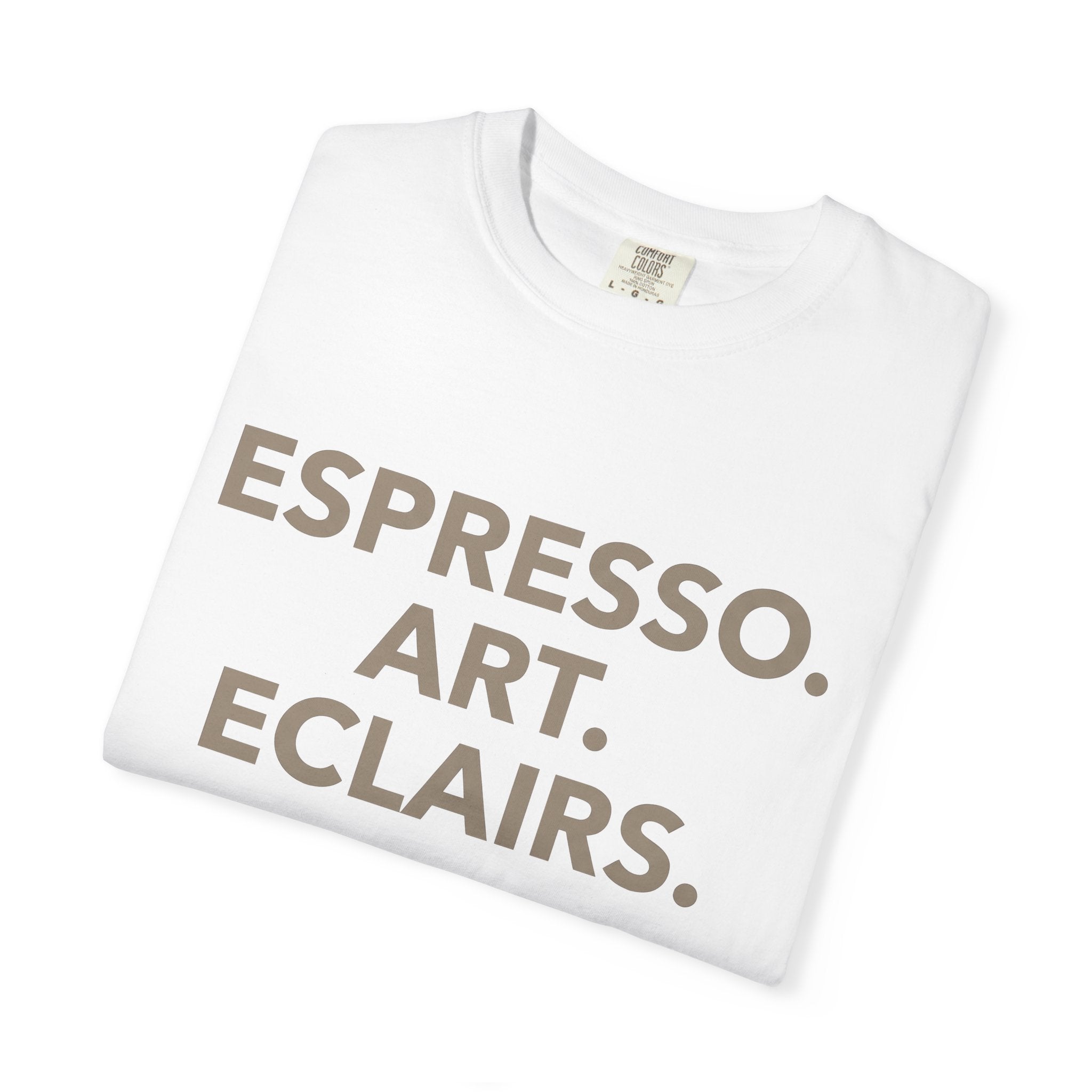Big Letter Quote Shirt Coffee Bakeware Gift Women Sleek Tee Typography T-Shirt Java Fan Minimalist Tshirt Baking Design Fresh Cook Tshirt