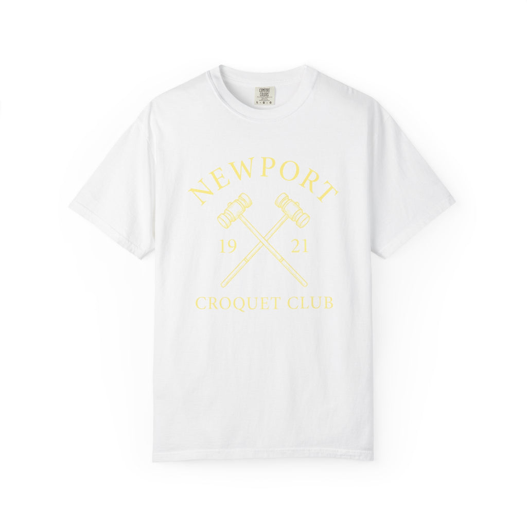 Croquet Clubs Shirt Sports Federation Gift Women Sketch Tee Mallets T-Shirt Athlete Fan Croquis Tshirt Confederation Graphic Line Art