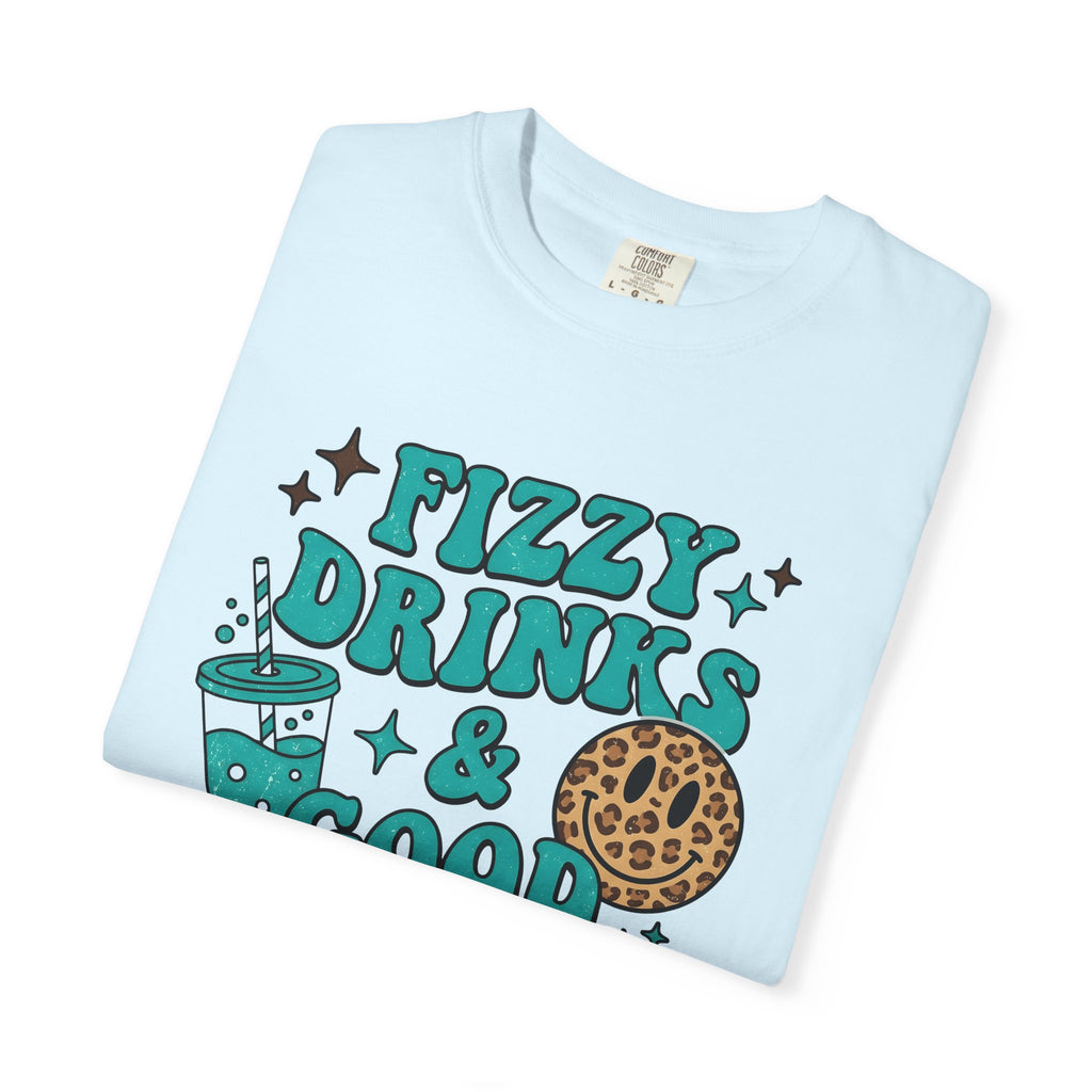 Fizzy Drink Cup Shirt Drinks Encouragement Gift Women Cartoon Tee Soda Cup T-Shirt Beverage Fan Comic Tshirt Motivational Graphic Classic