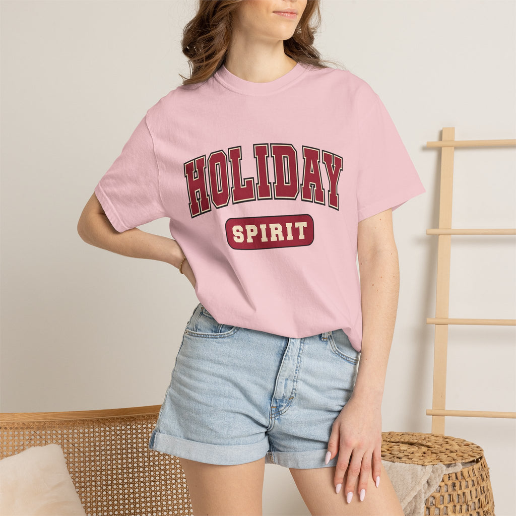Varsity Font Shirt Holiday Celebration Gift Women Heavy Tee Alphabet T-Shirt Party Fan Typography Tshirt Party Graphic Classic Streamer