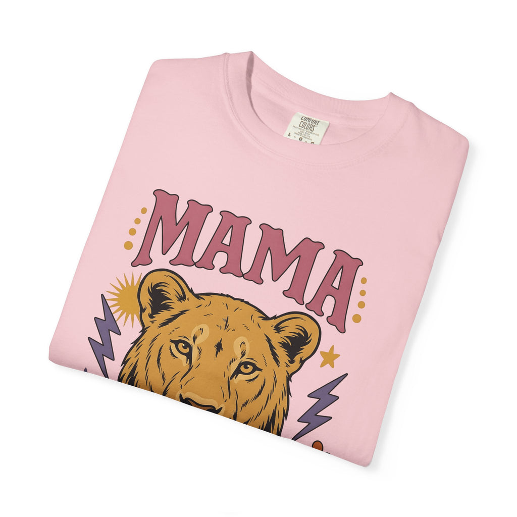Lion Head Shirt Animals & Flowers Motherhood Gift Women Bold Graphic Tee Lion T-Shirt Wildlife Fan Graphic Design Mom Illustration Retro