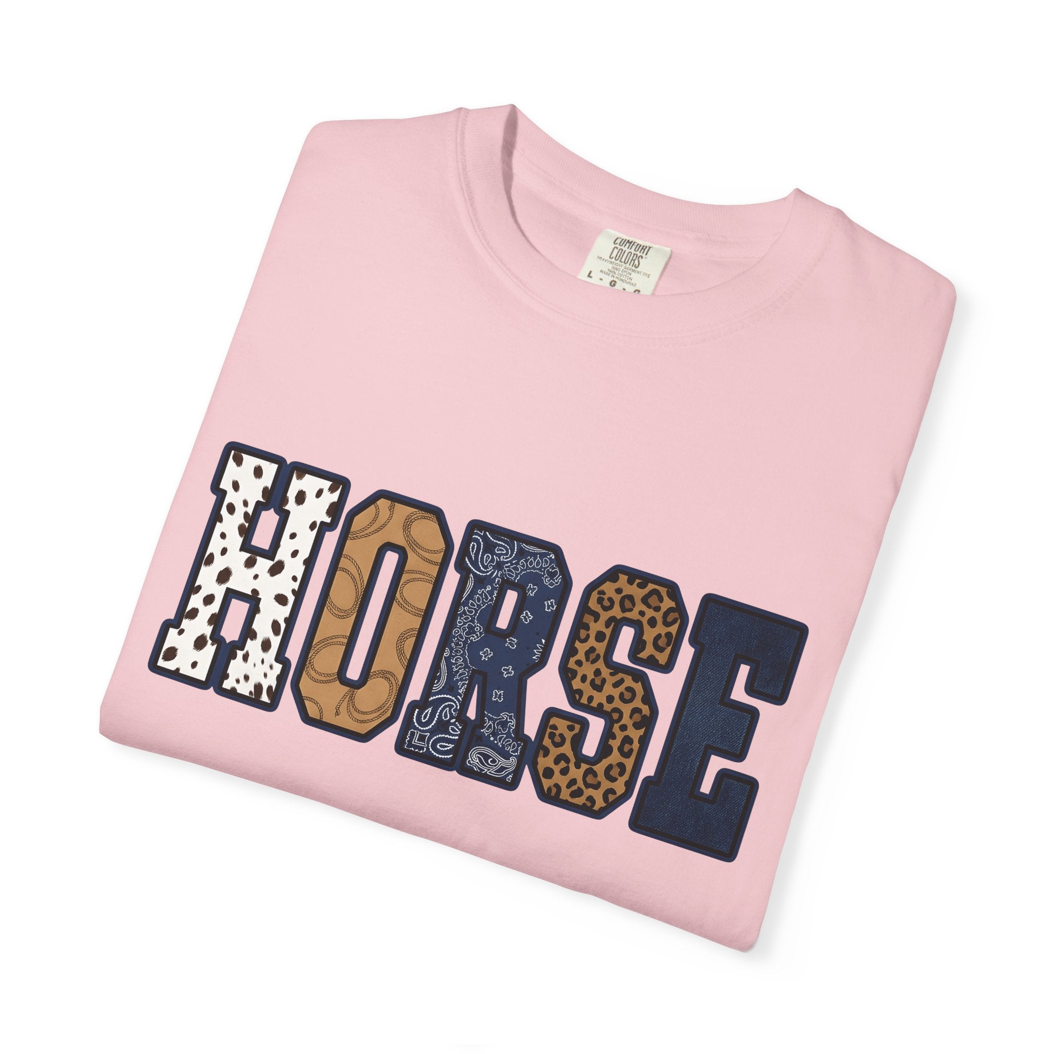 Cheetah Alphabet Shirt Cowgirl Pony Gift Women Country Tee Alphabet Cheetah T-Shirt Rodeo Fan Western Tshirt Pony Graphic Traditional
