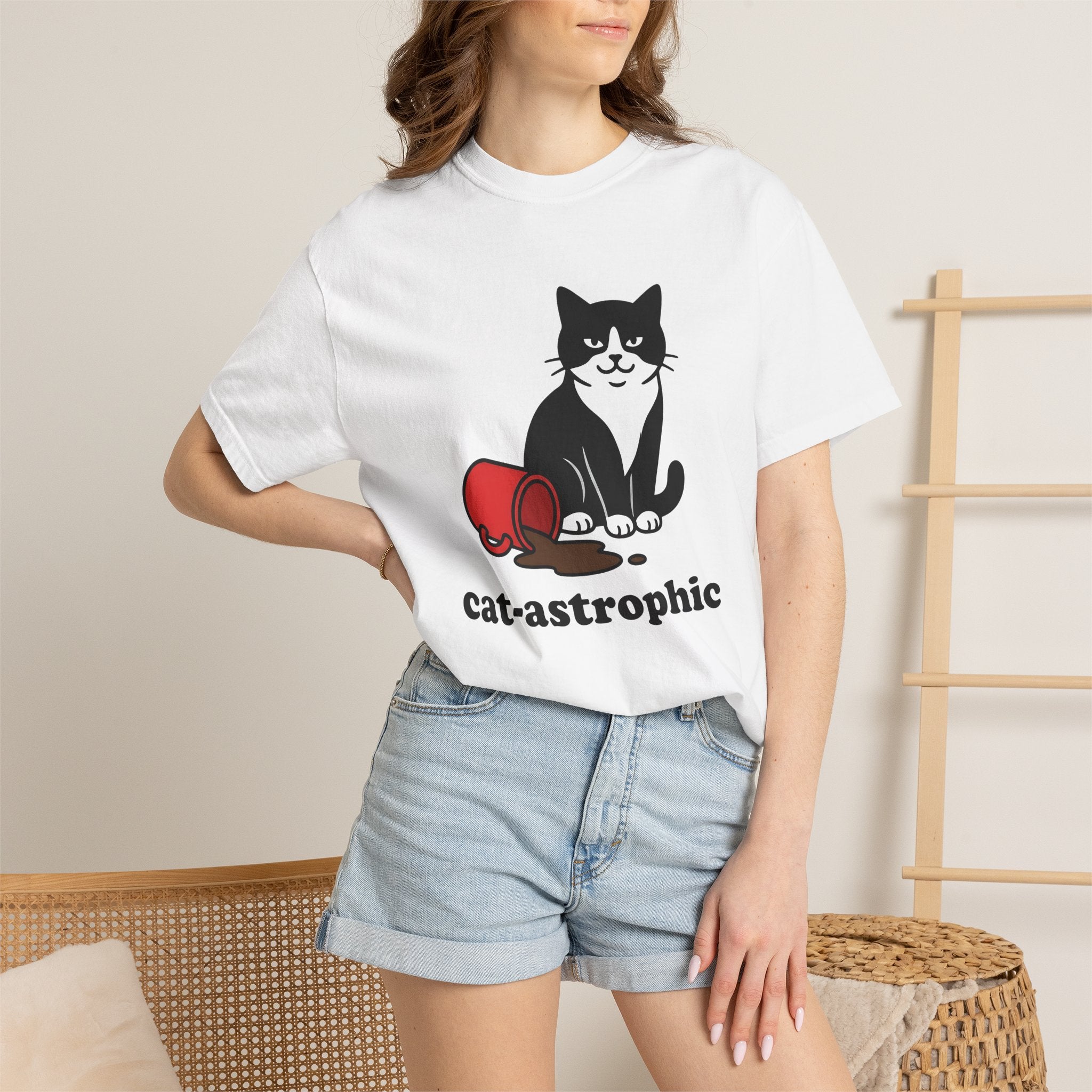Tuxedo Cat Shirt Cat Funny Gift Women Anime Tee Cat T-Shirt Feline Fan Manga Tshirt Humor Graphic Clean Mug Tshirt