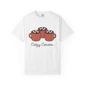 Cocoa Cups Shirt Drinks Cold Season Gift Women Kawaii Tee Hot Chocolate T-Shirt Beverage Fan Cocoa Tshirt Winter Graphic Simple Fluffy
