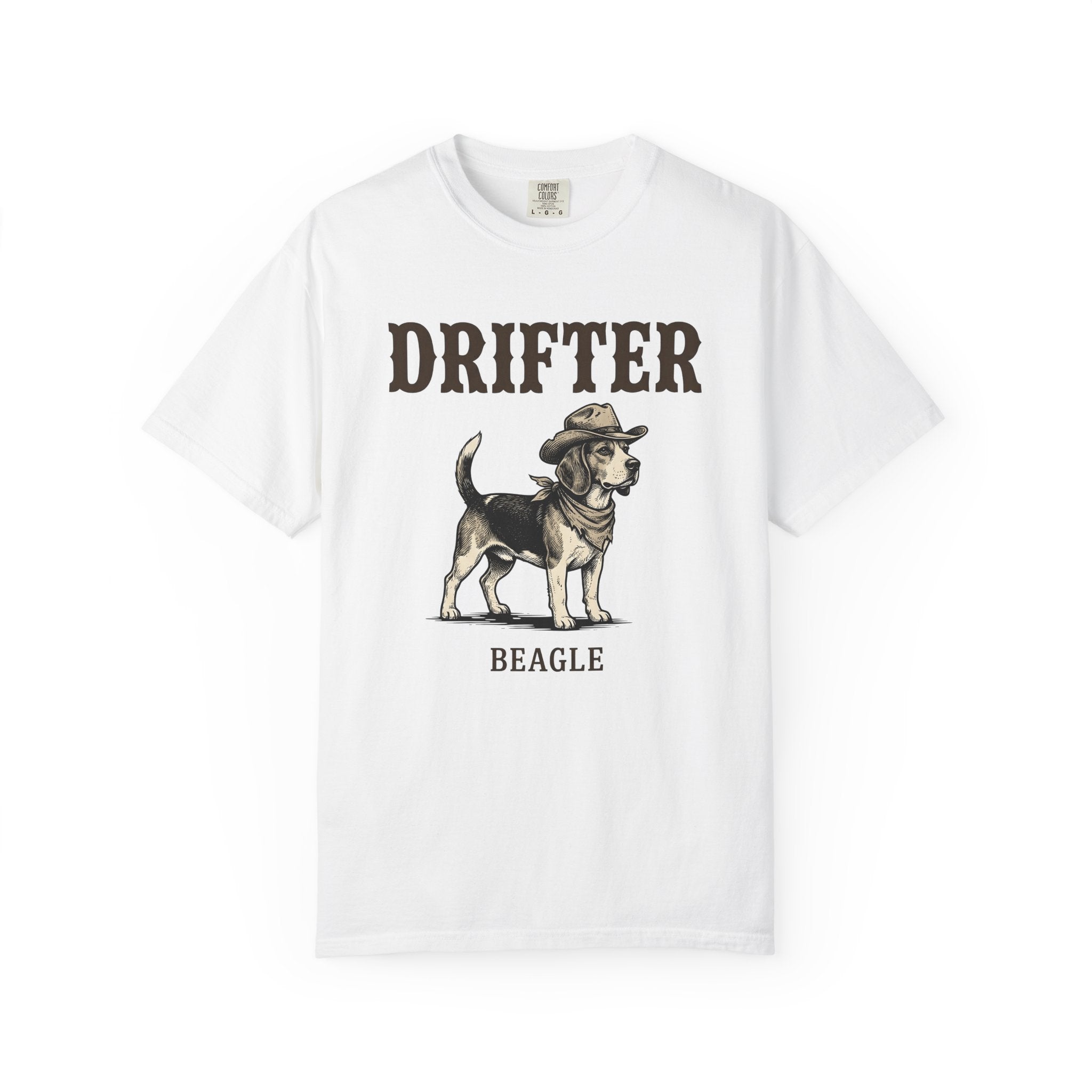 Beagle Ranch Dog Shirt Dog Prairie Gift Women Cartoon Tee Hound T-Shirt Dog Fan Comic Tshirt Plains Graphic Doodle Wide Brim Hat Tshirt