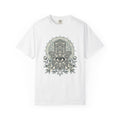 Hamsa Symbol Shirt Boho Chic Metaphysical Gift Women Paisley Tee Hand Of Fatima T-Shirt Bohemian Fan Khamsa Graphic Tshirt Hand Drawn