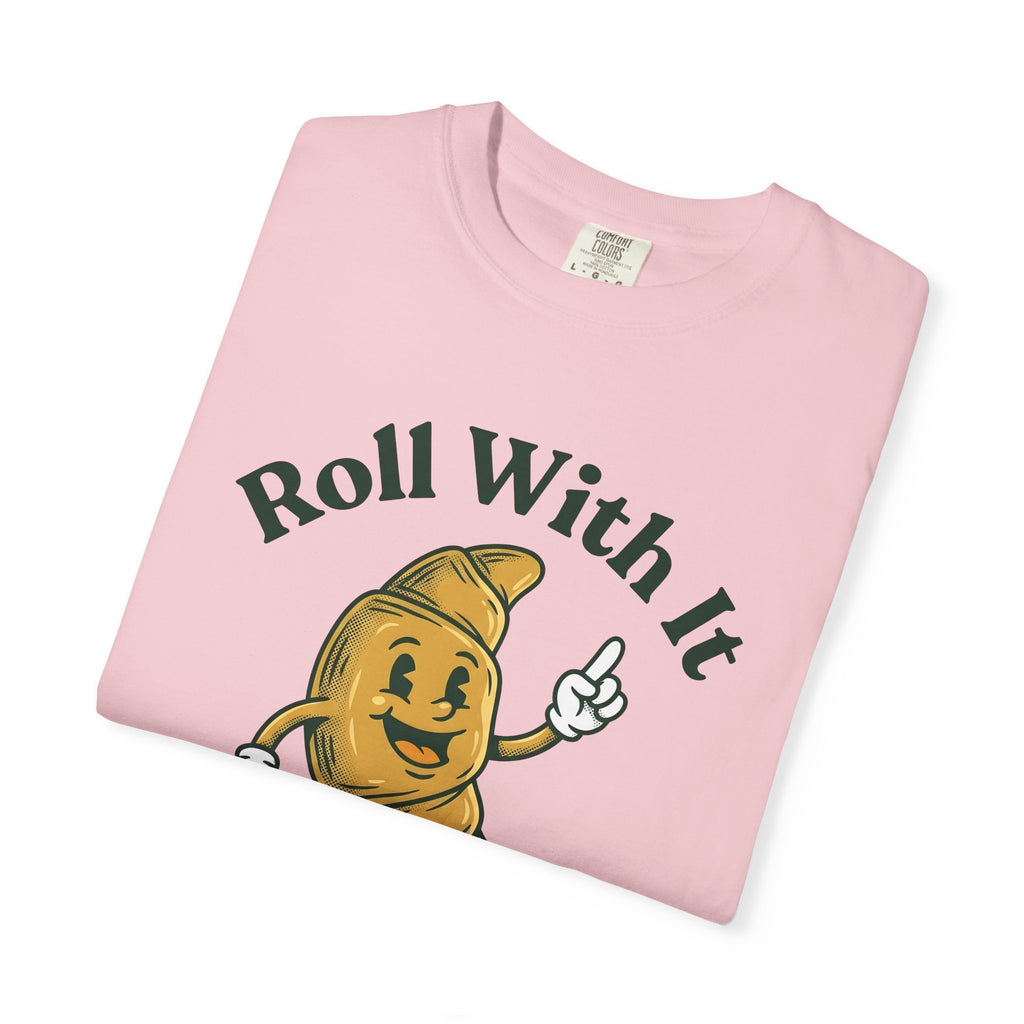 Croissant Mascot Shirt Desserts Sweets Gift Women Line Art Tee Croissant T-Shirt Pastry Fan Croissant Illustration Design Sketch Kicks