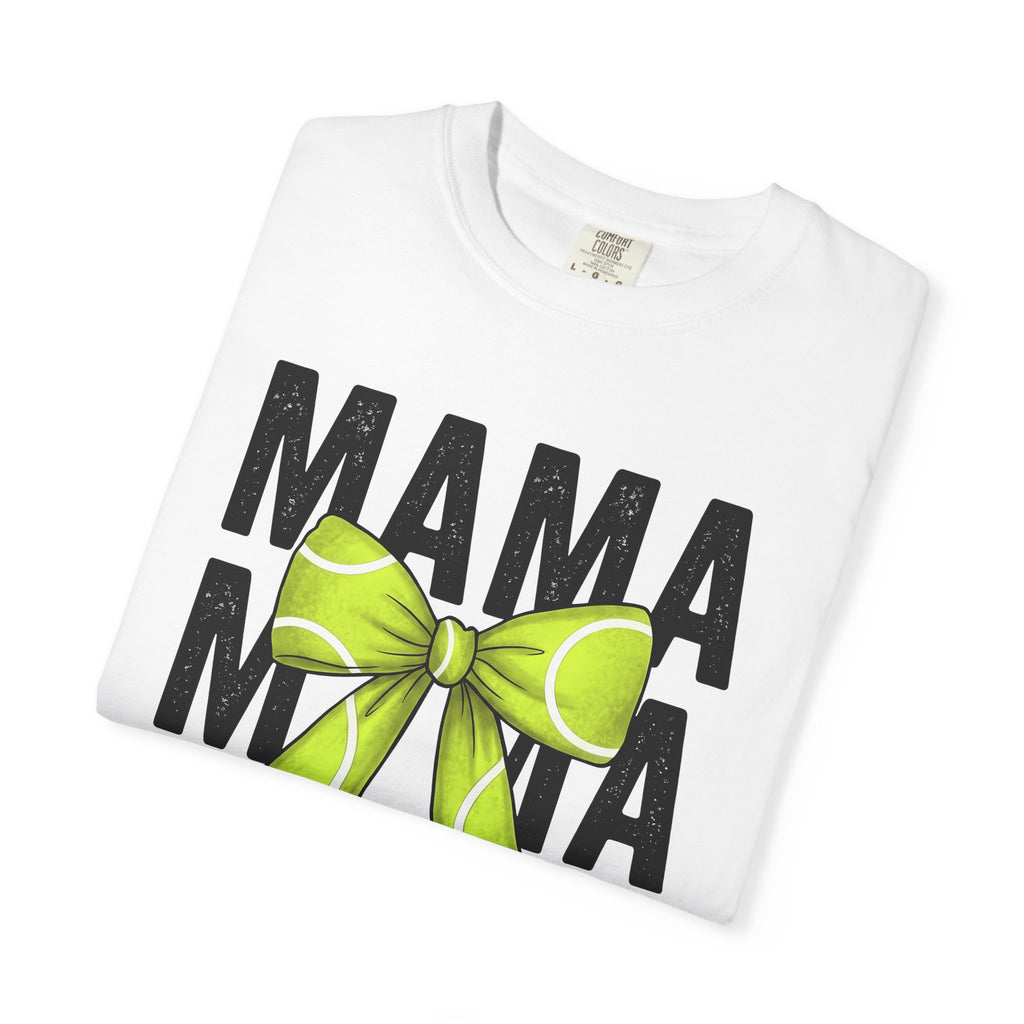 Green Knot Shirt Mom Fitness Gift Women Sketch Tee Bow T-Shirt Mother Enthusiast Drawing Graphic Workout Line Art Tennis Court Tshirt