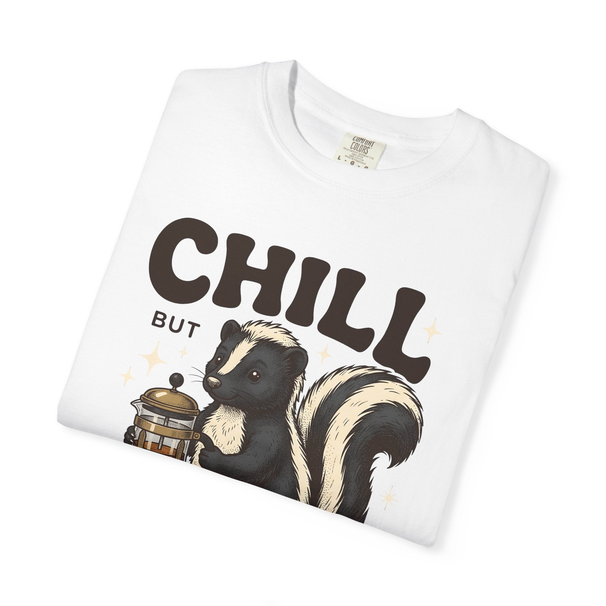 Skunk Brew Shirt Animal Hot Drink Gift Women Rustic Tee Skunk Beer T-Shirt Wildlife Fan Craft Beer Tshirt Coffee Graphic Doodle Star Symbols