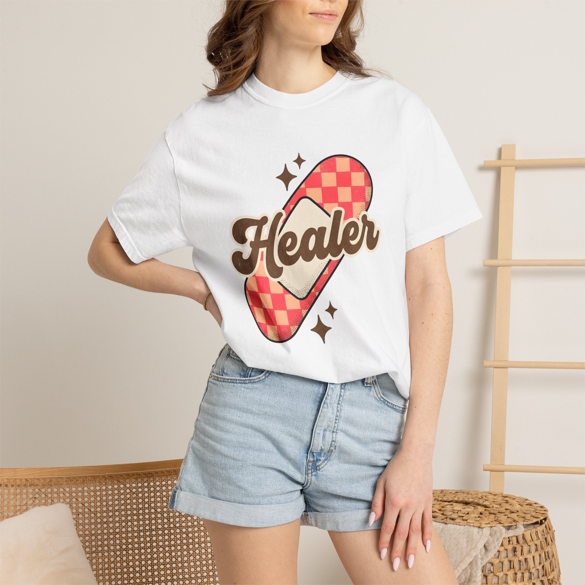 Bandage Design Shirt Nurses Recognition Gift Women Old Fashioned Tee Bandage T-Shirt Nurse Enthusiast Vintage Tshirt Appreciation Graphic