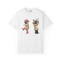 French Bulldog Shirt Cowgirl Animal Gift Women Lifelike Tee Bulldog T-Shirt Cowgirl Fan Realistic Tshirt Creature Graphic Pen Drawing Cowboy